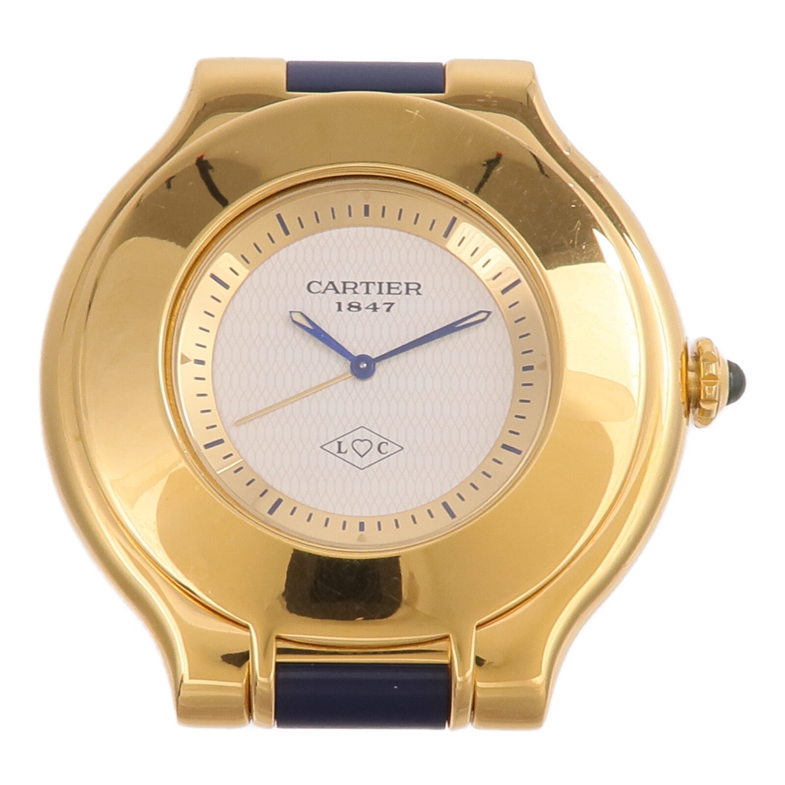 CARTIER Must De 21 Travel Alarm Clock 6604