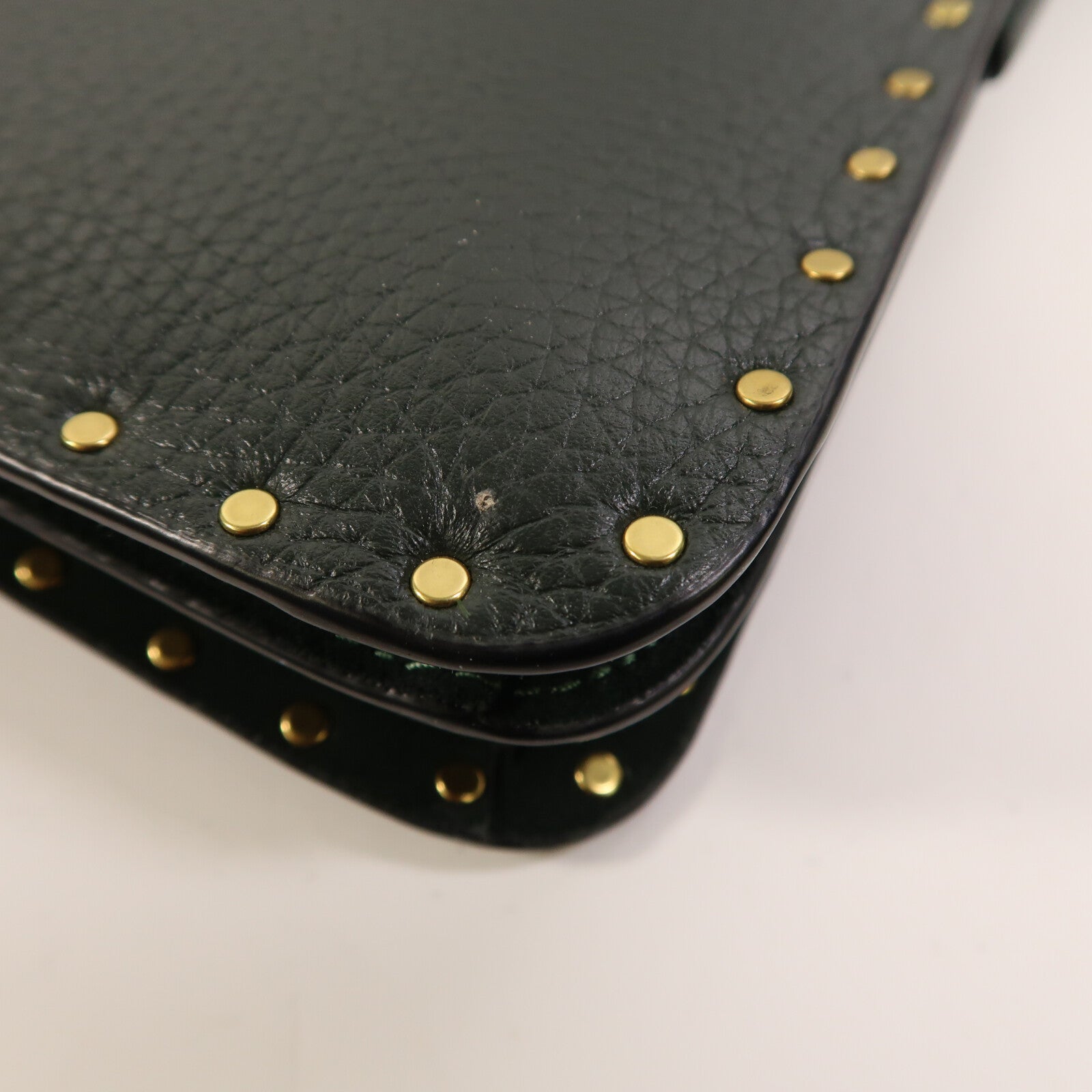 COACH 牛皮皮革Beat Shoulder Bag With Rivets金扣手挽肩背兩用袋