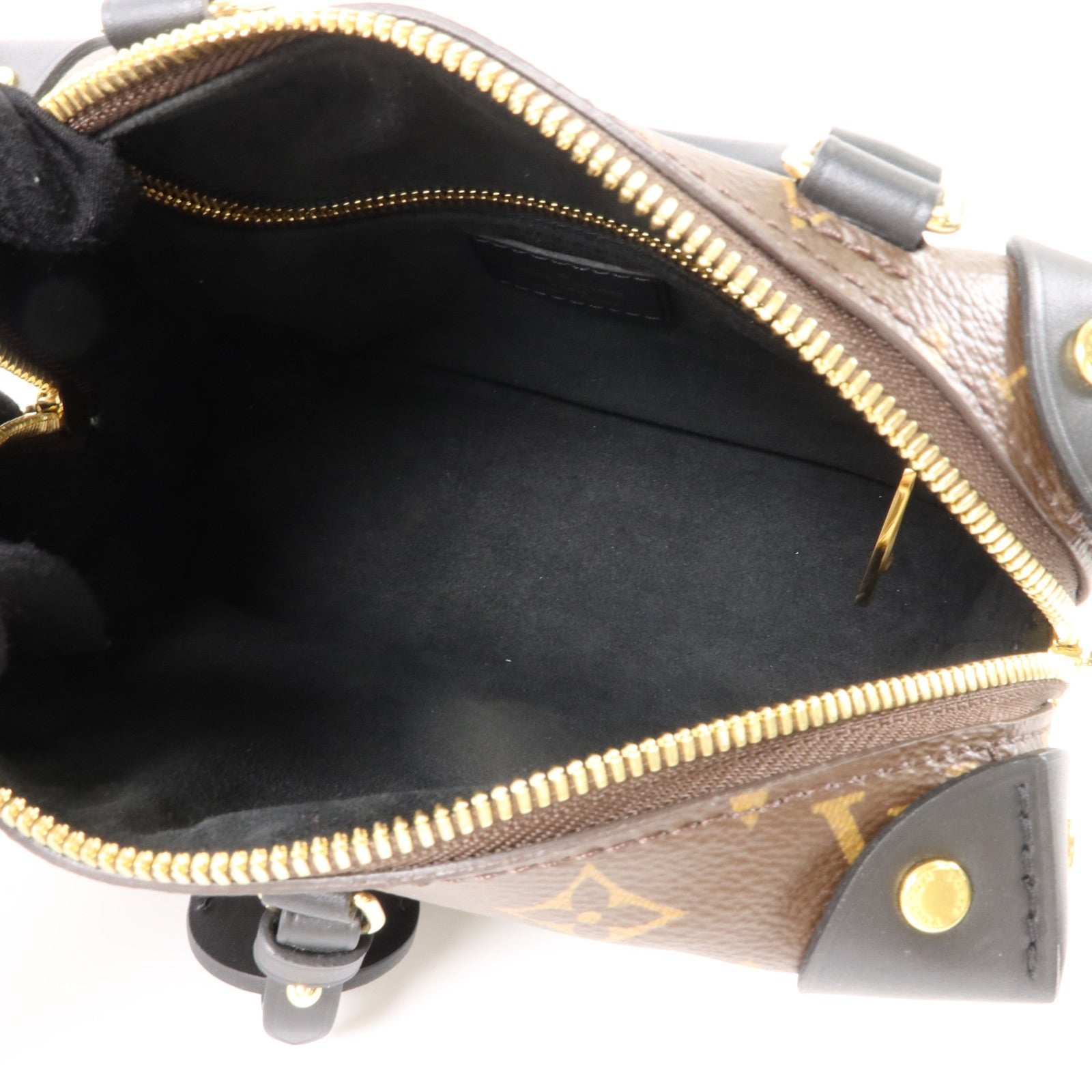 LOUIS VUITTON Monogram Petite Malle Souple手挽肩背兩用袋