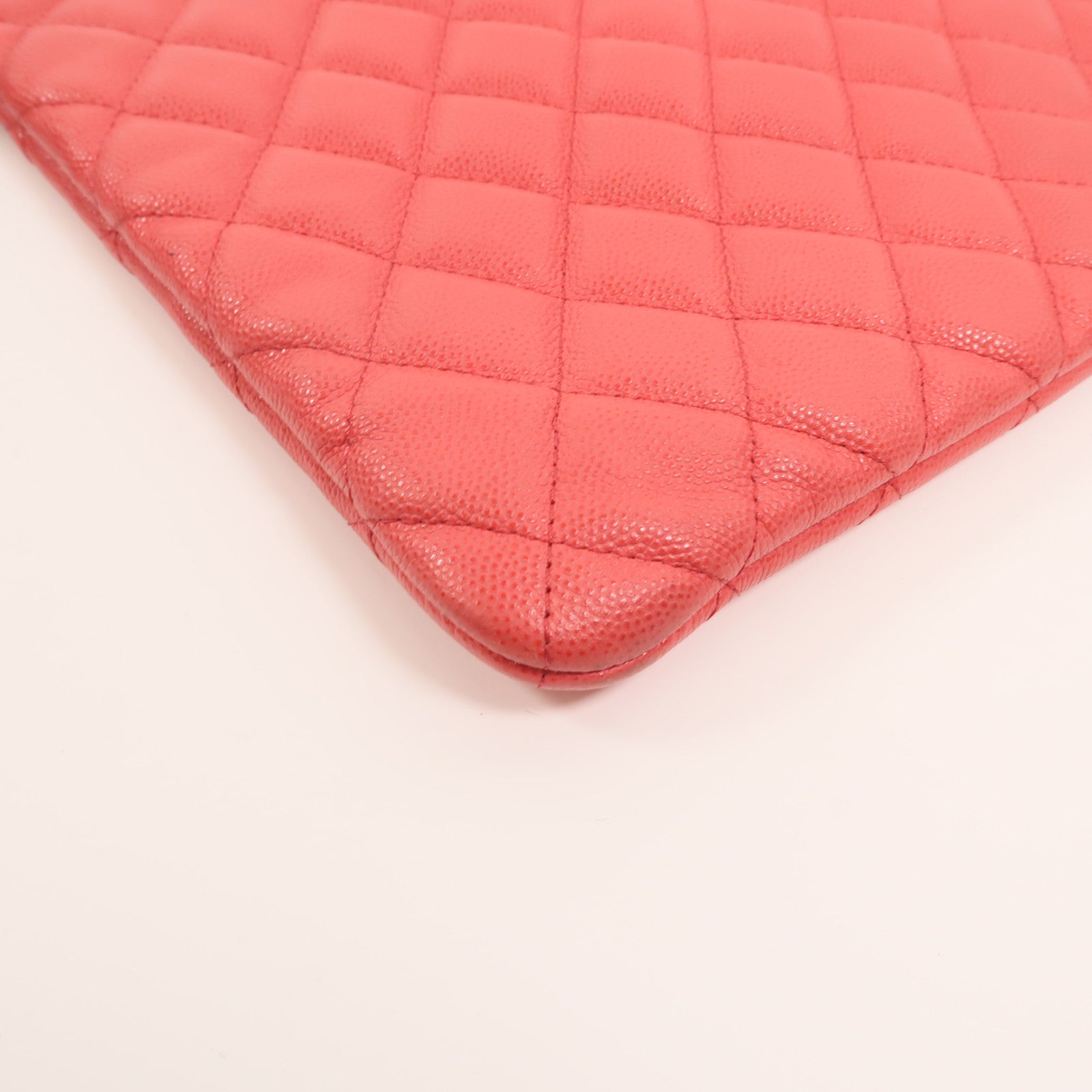 CHANEL 牛皮皮革Clutch Bag金扣手拿包