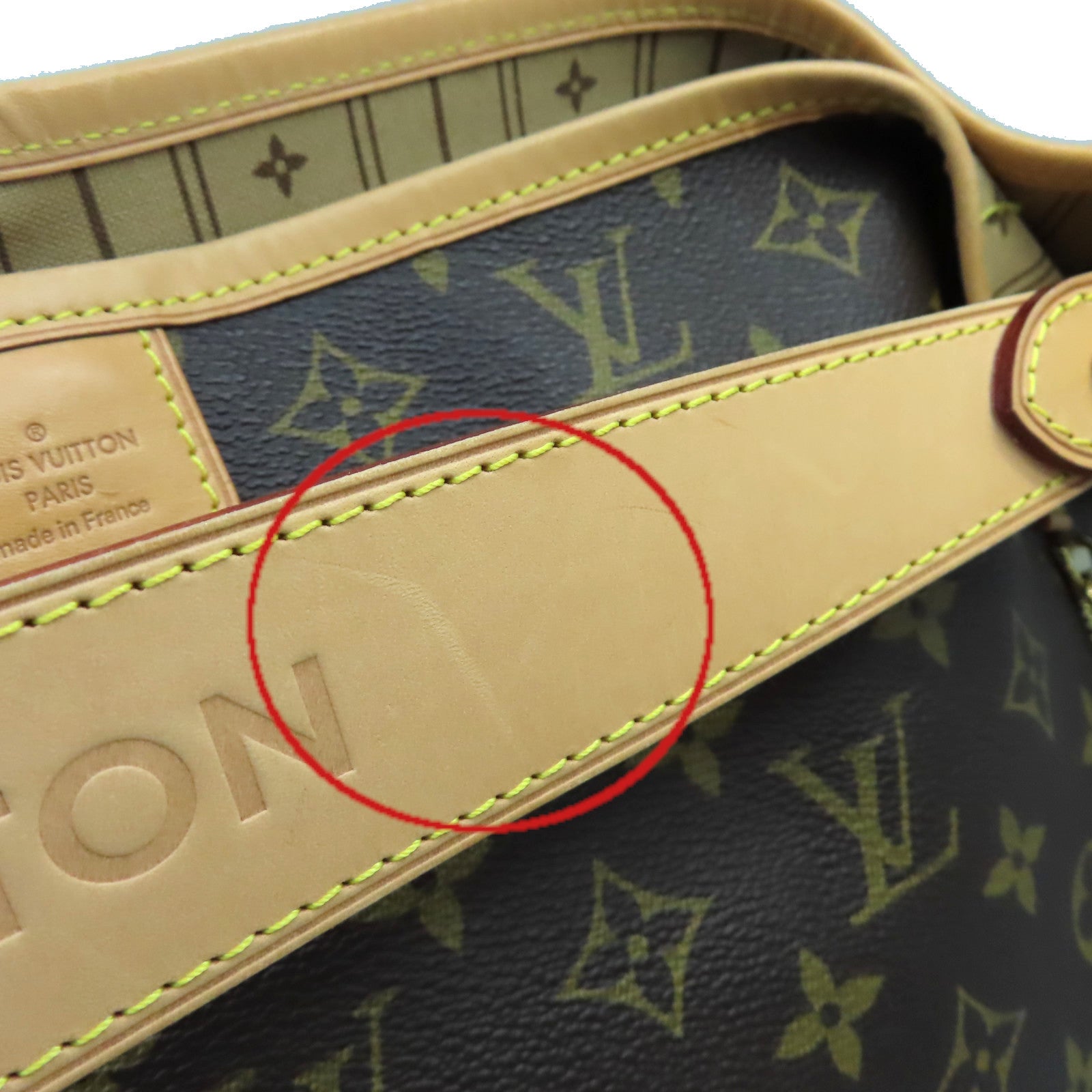 LOUIS VUITTON Monogram Delightful GM手挽袋啡色