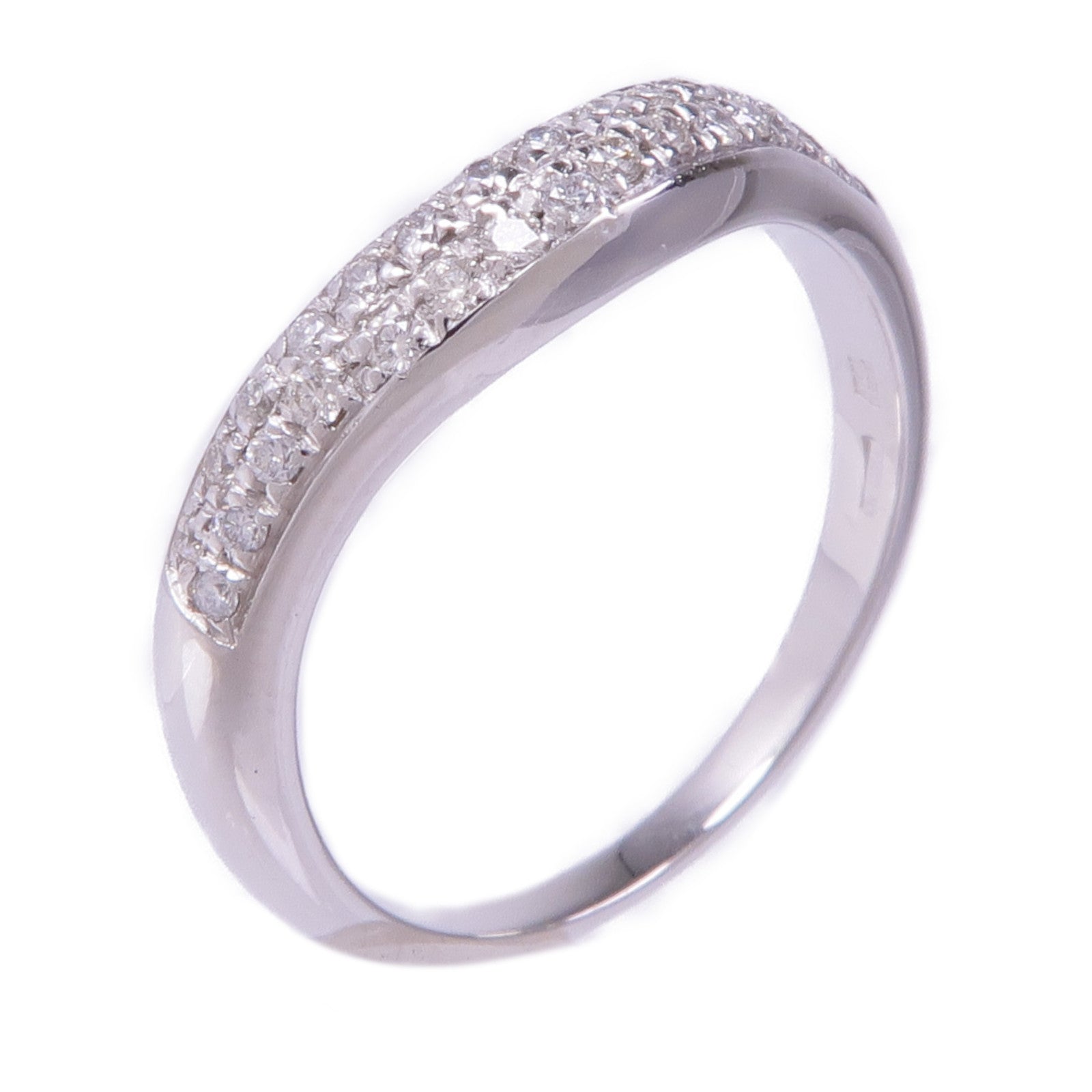 BVLGARI PT950鉑金Corona Diamond Ring鑽石戒指US#5.75