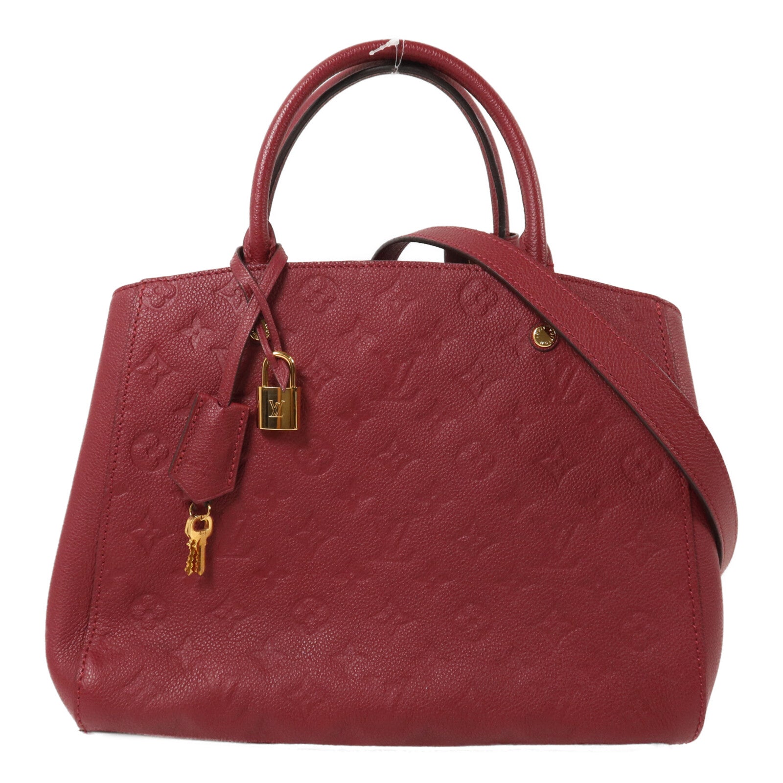 LOUIS VUITTON Monogram Empreinte Montaigne MM手挽肩背兩用袋