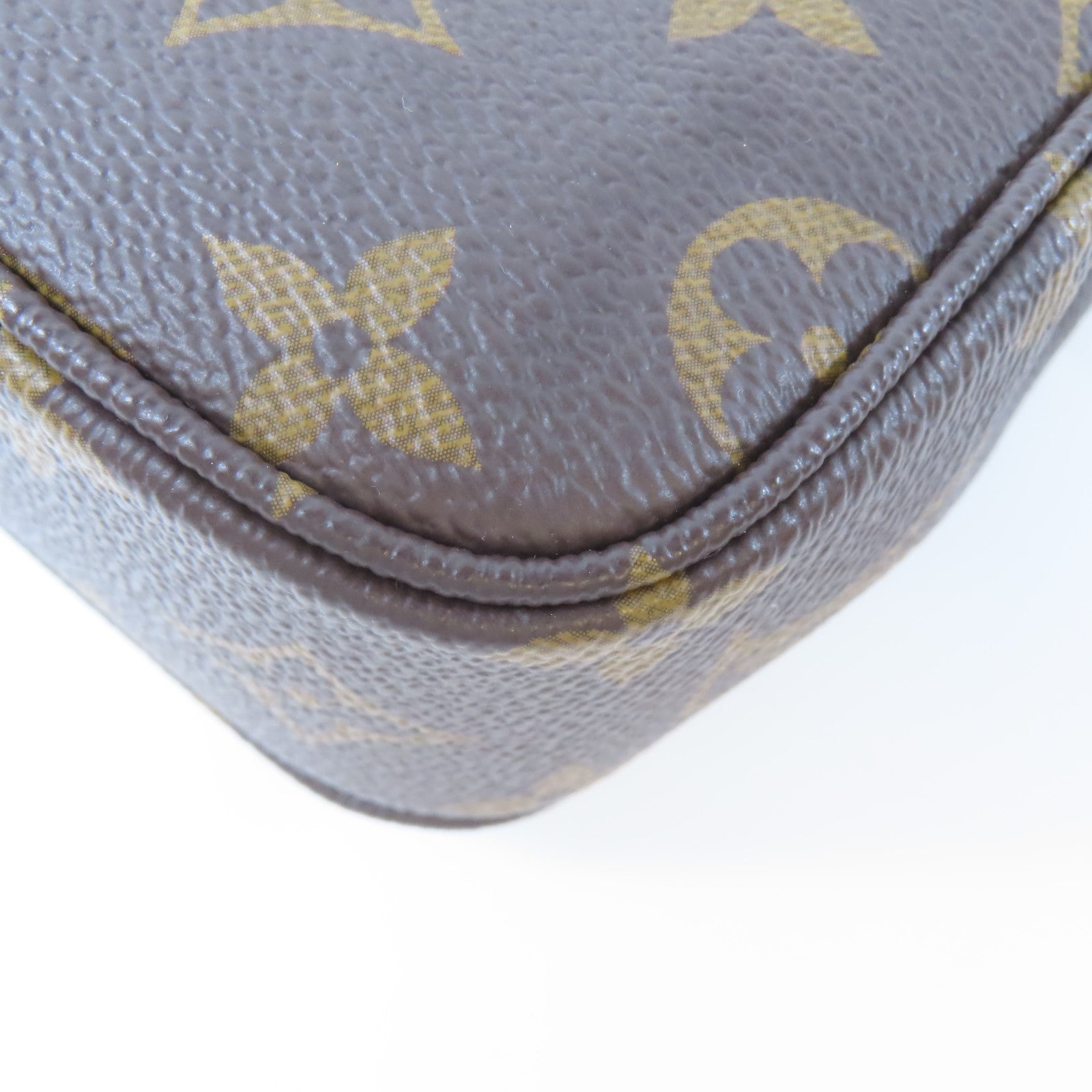 LOUIS VUITTON Monogram Marceau Shoulder Bag金扣鏈帶肩背袋啡色