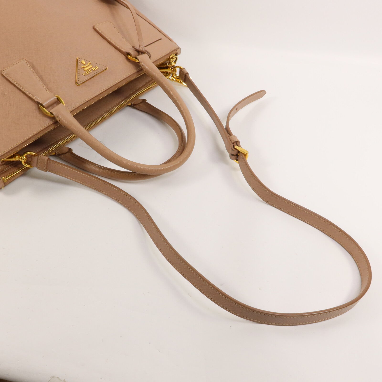 PRADA 牛皮皮革Prada Galleria手挽肩背兩用袋