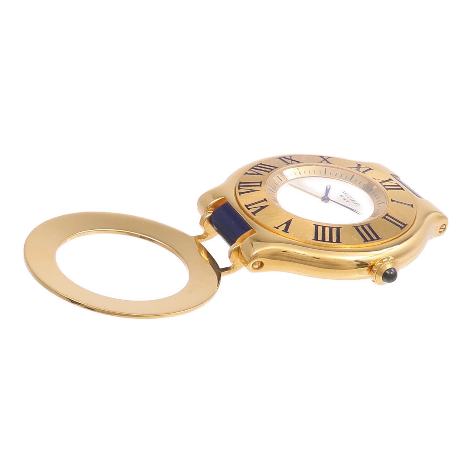 CARTIER Must De 21 Travel Alarm Clock 6604