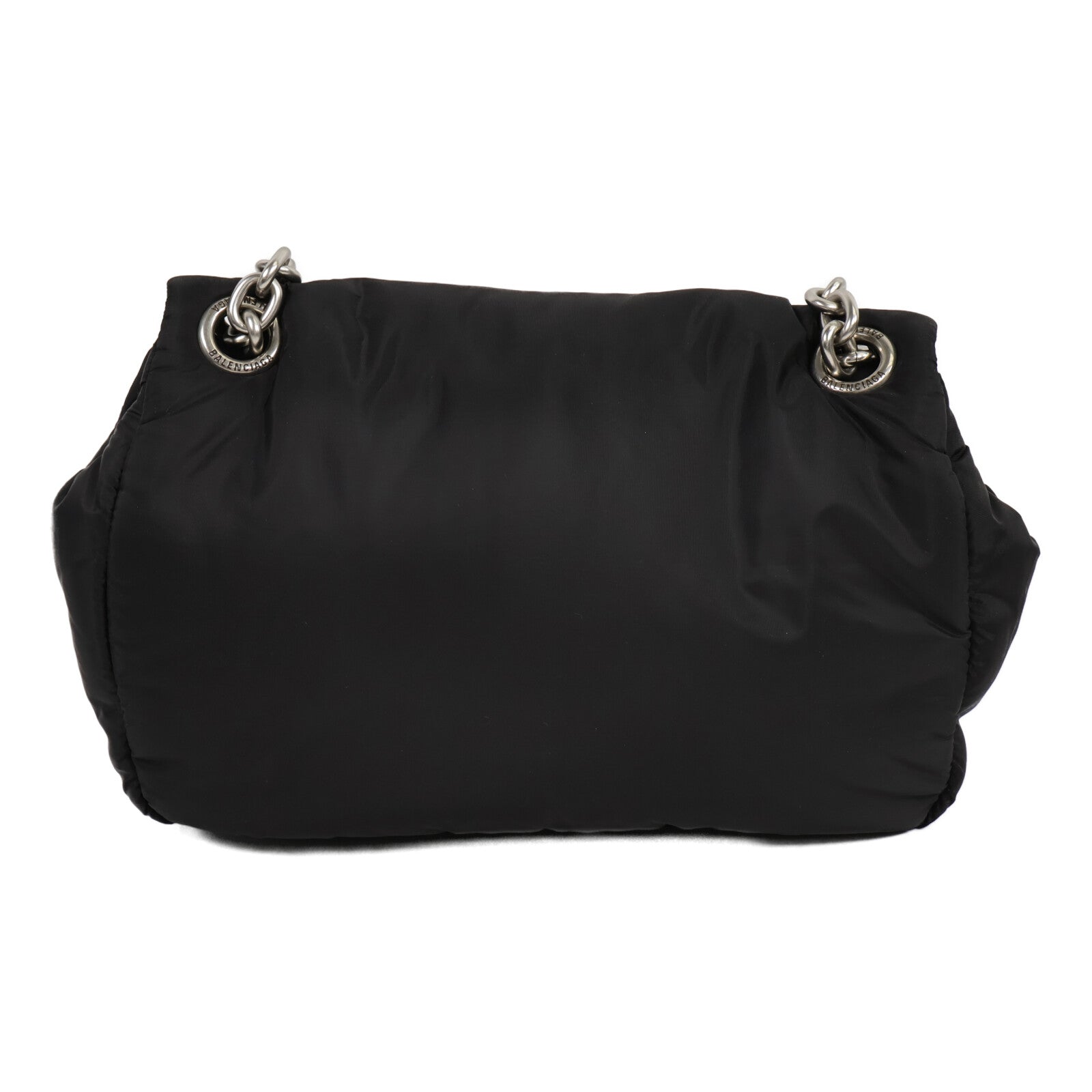 BALENCIAGA 尼龍Monaco Mini Chain Shoulder鏈帶肩背袋
