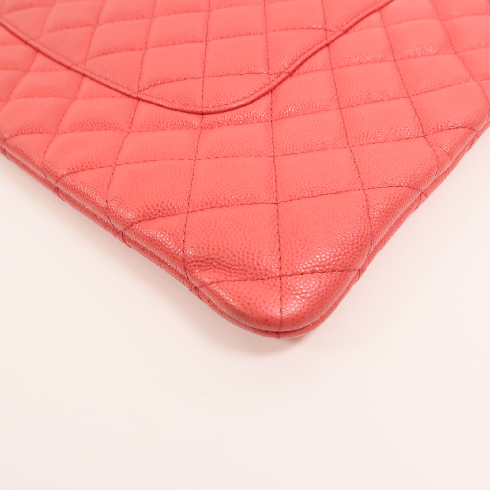 CHANEL 牛皮皮革Clutch Bag金扣手拿包