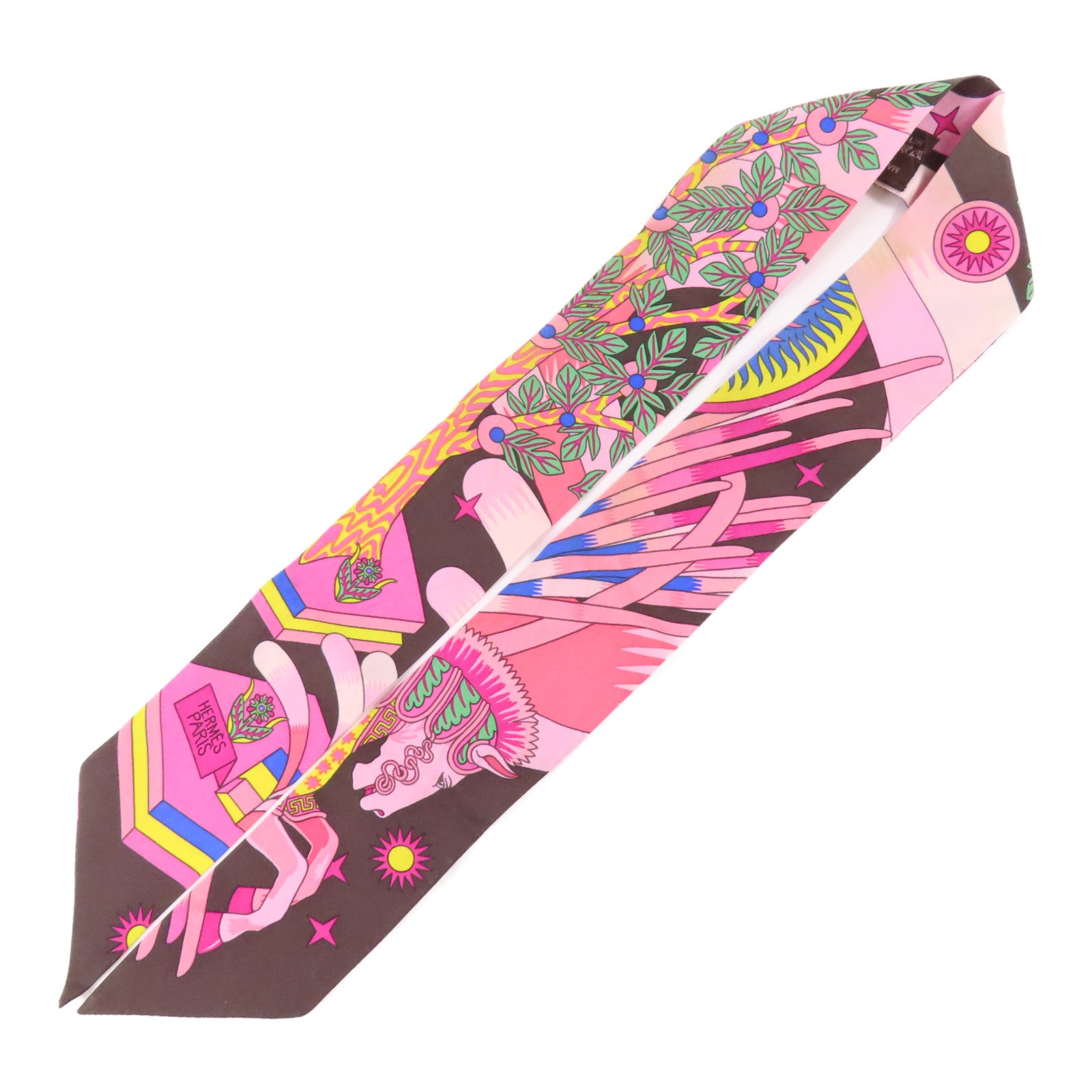 HERMES 絲質Twilly絲巾