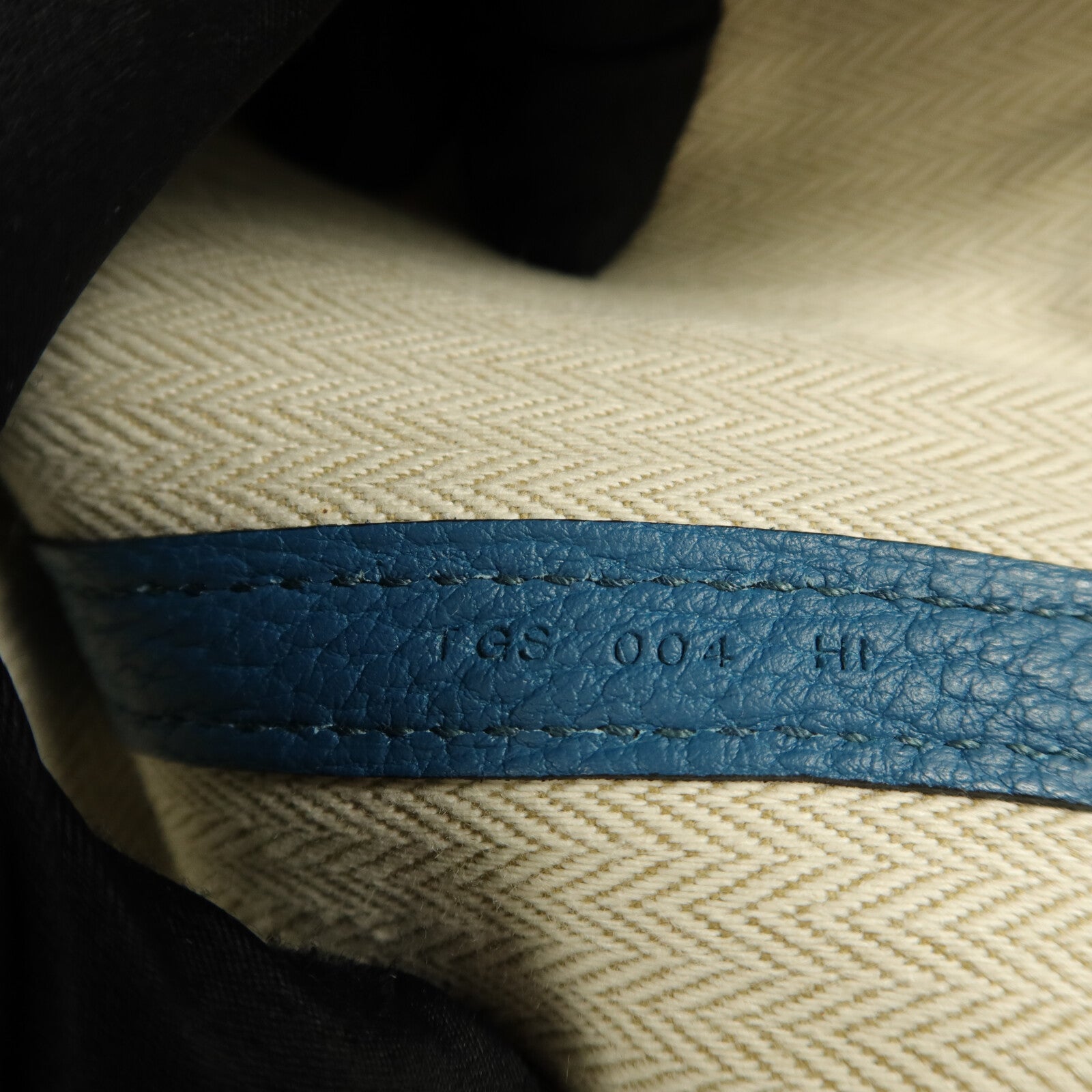 HERMES Negonda皮革Garden Party PM手挽袋Cobalt