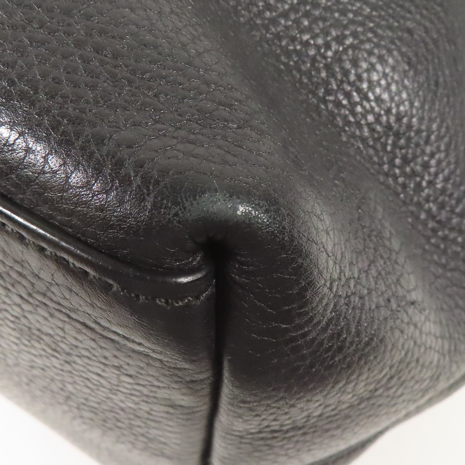 COACH 牛皮皮革Shoulder Bag銀扣肩背袋