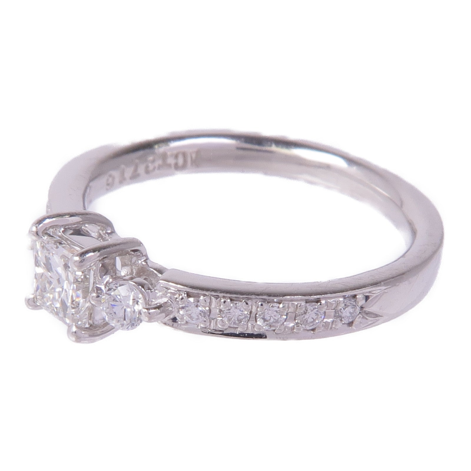 JEWELRY 【激減優惠】PT900鉑金Diamond Ring鑽石戒指US#4.75