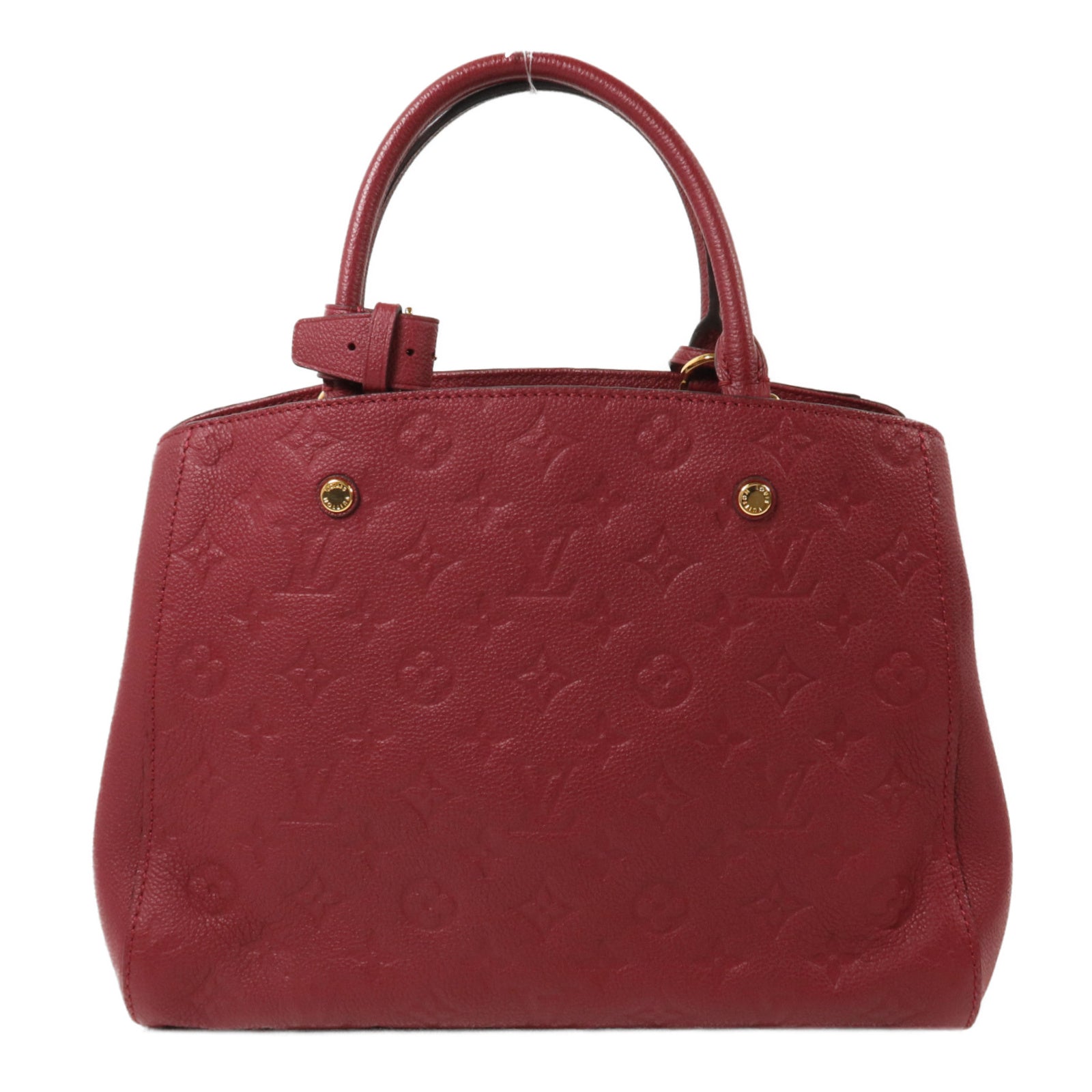 LOUIS VUITTON Monogram Empreinte Montaigne MM手挽肩背兩用袋