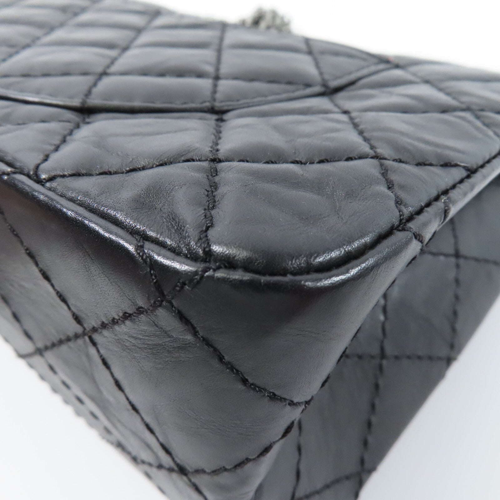 CHANEL 牛皮皮革2.55 Small鏈帶肩背袋