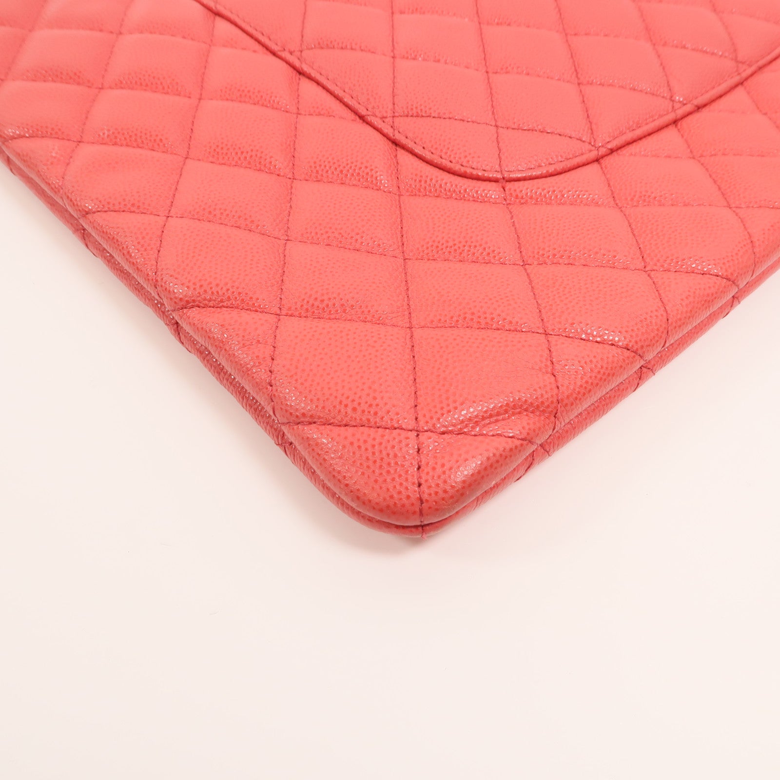 CHANEL 牛皮皮革Clutch Bag金扣手拿包