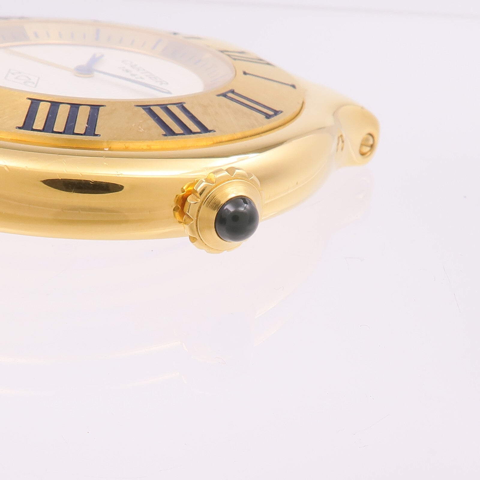 CARTIER Must De 21 Travel Alarm Clock 6604