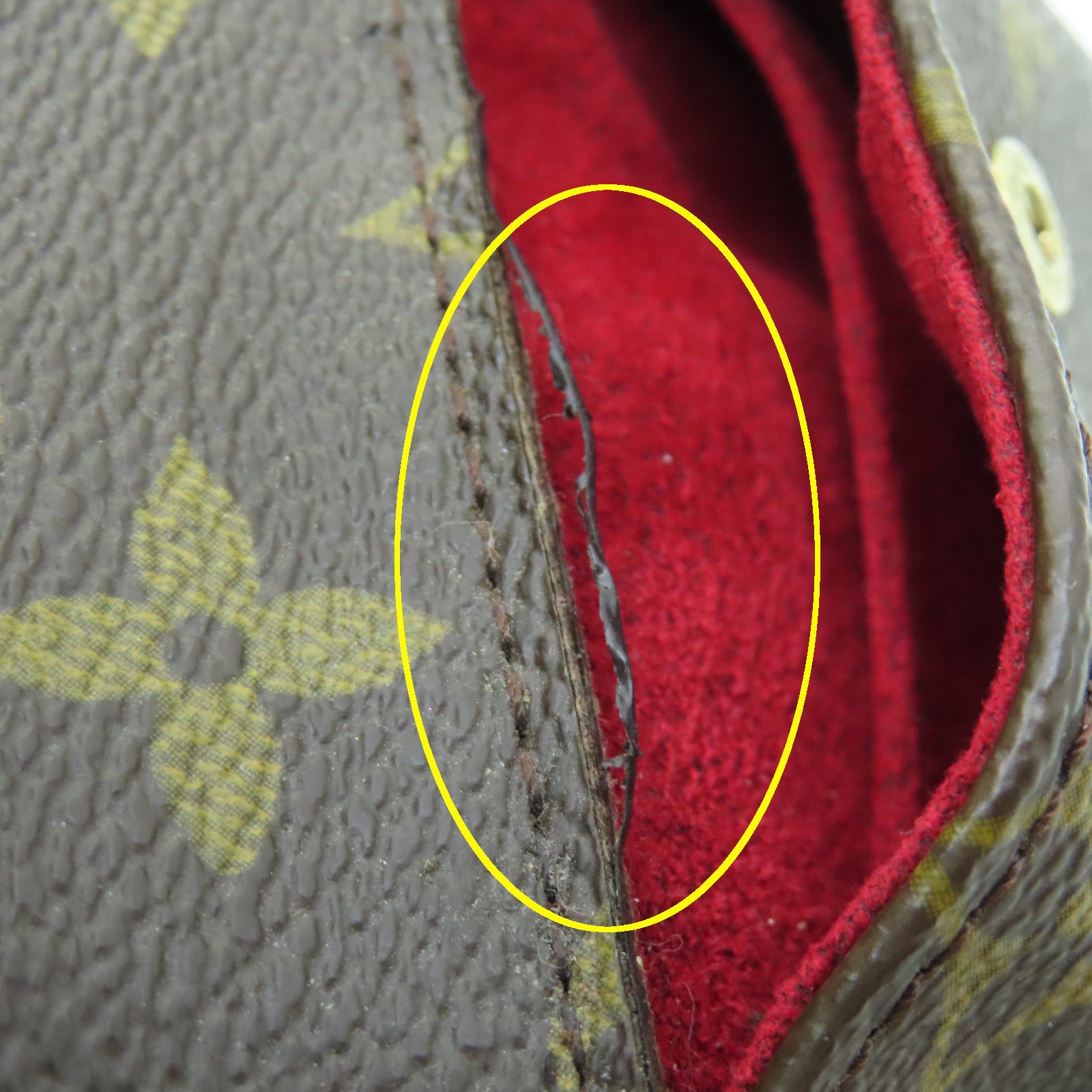LOUIS VUITTON 【激減優惠】Monogram Partition Clutch Bag金扣手拿包啡色