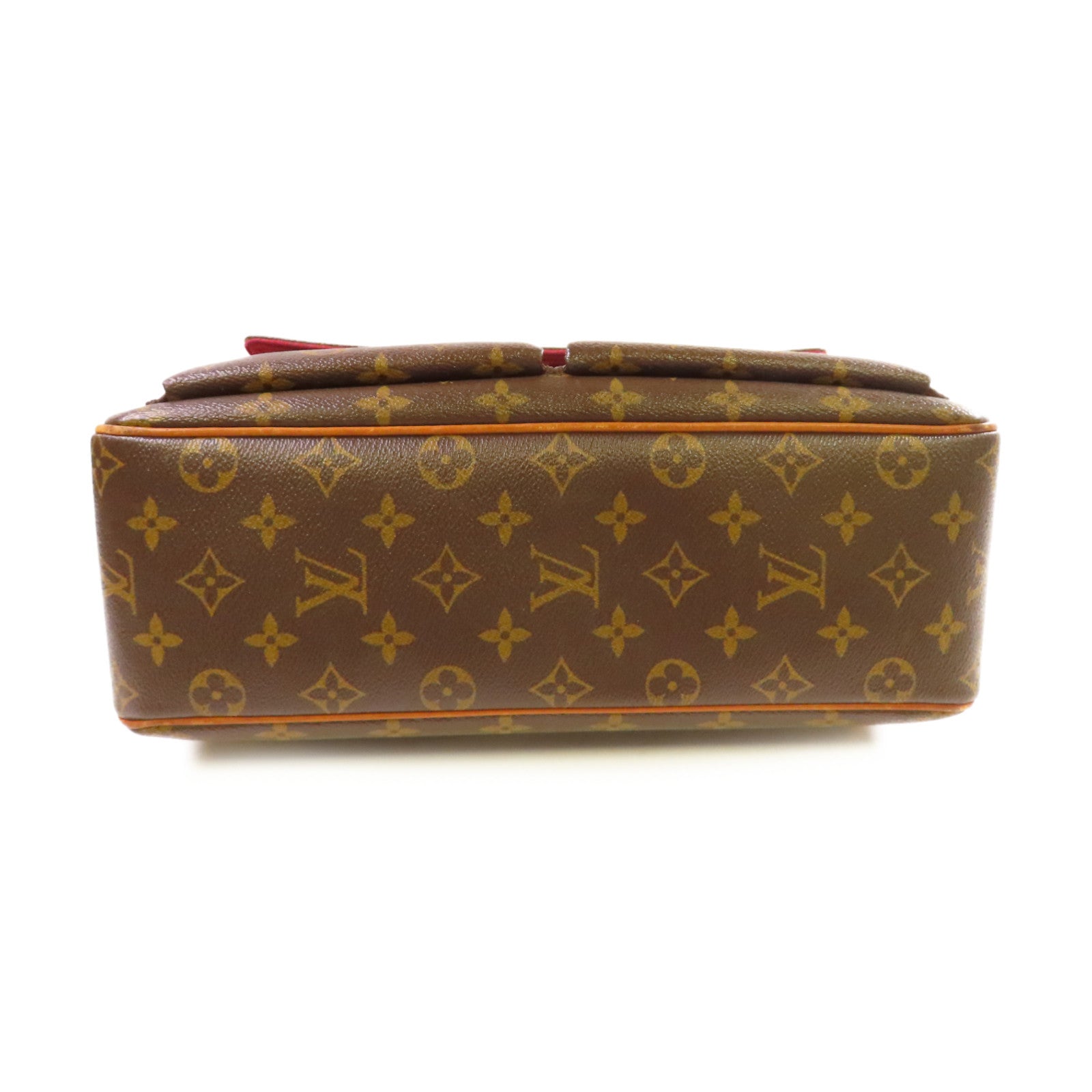 LOUIS VUITTON Monogram Viva Cite GM Shoulder Bag金扣肩背袋啡色