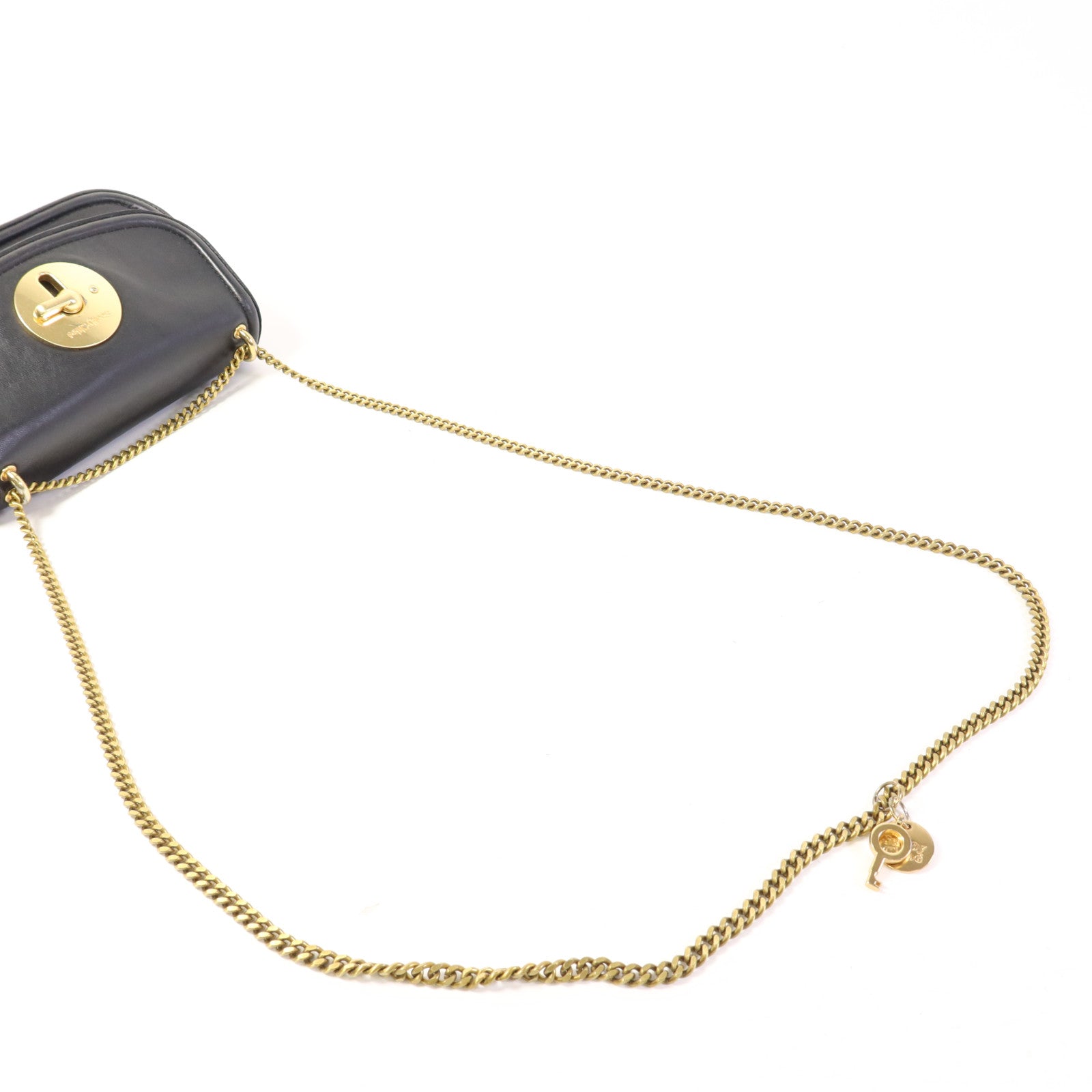 SEE BY CHLOE 【激減優惠】牛皮皮革Chain Shoulder Bag金扣鏈帶肩背袋