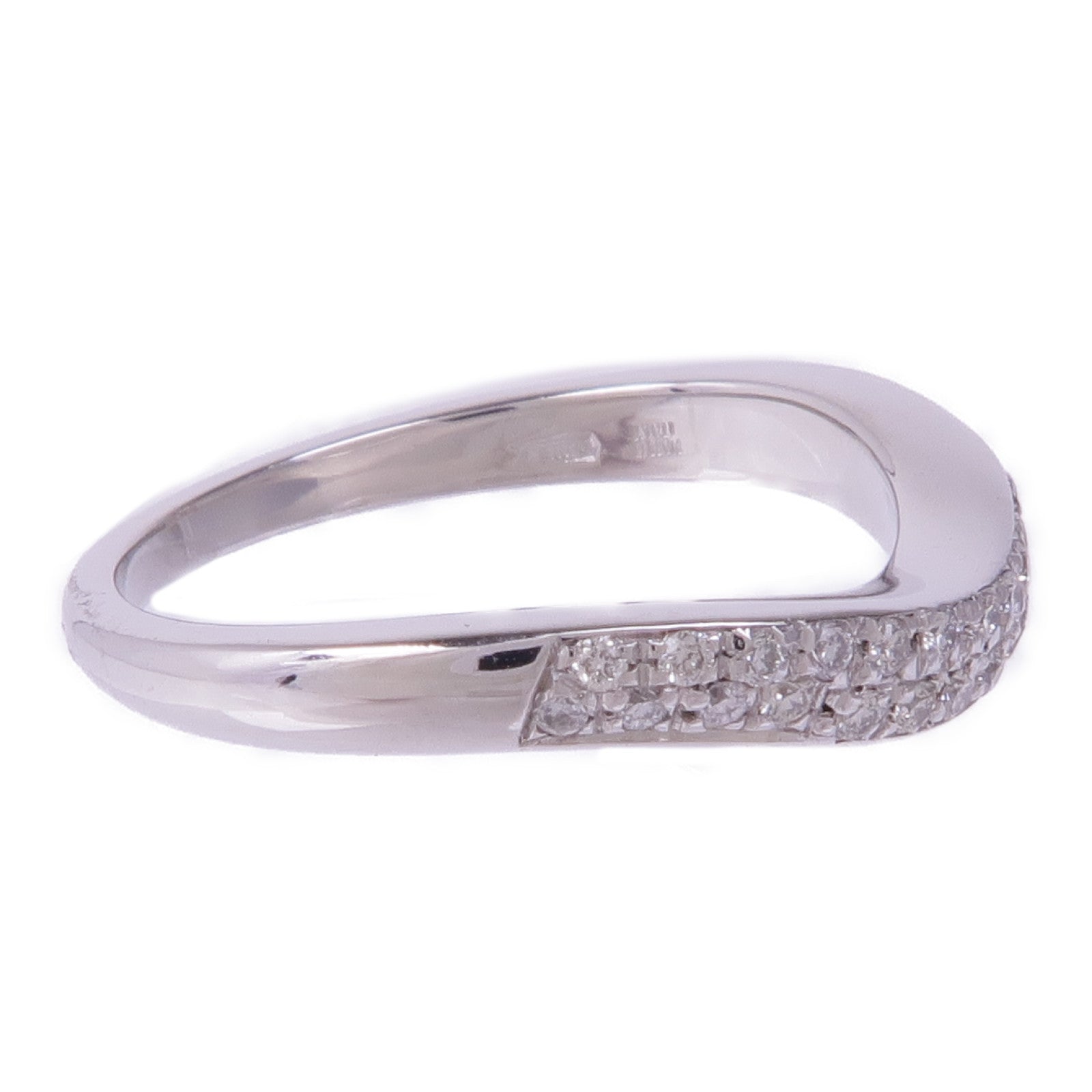 BVLGARI PT950鉑金Corona Diamond Ring鑽石戒指US#5.75