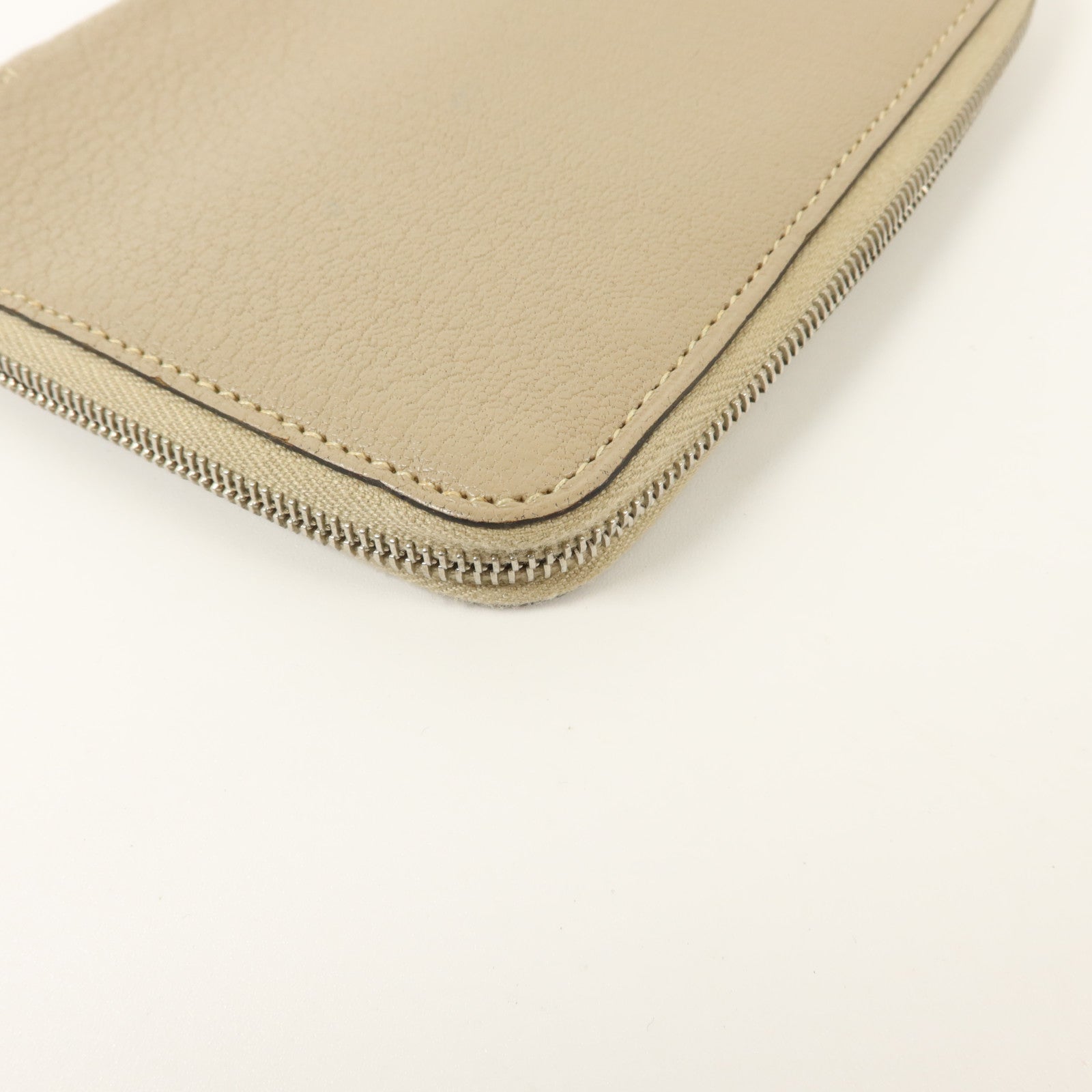 HERMES Chevre皮革Globe Trotter Agenda CoverGris Tourterelle