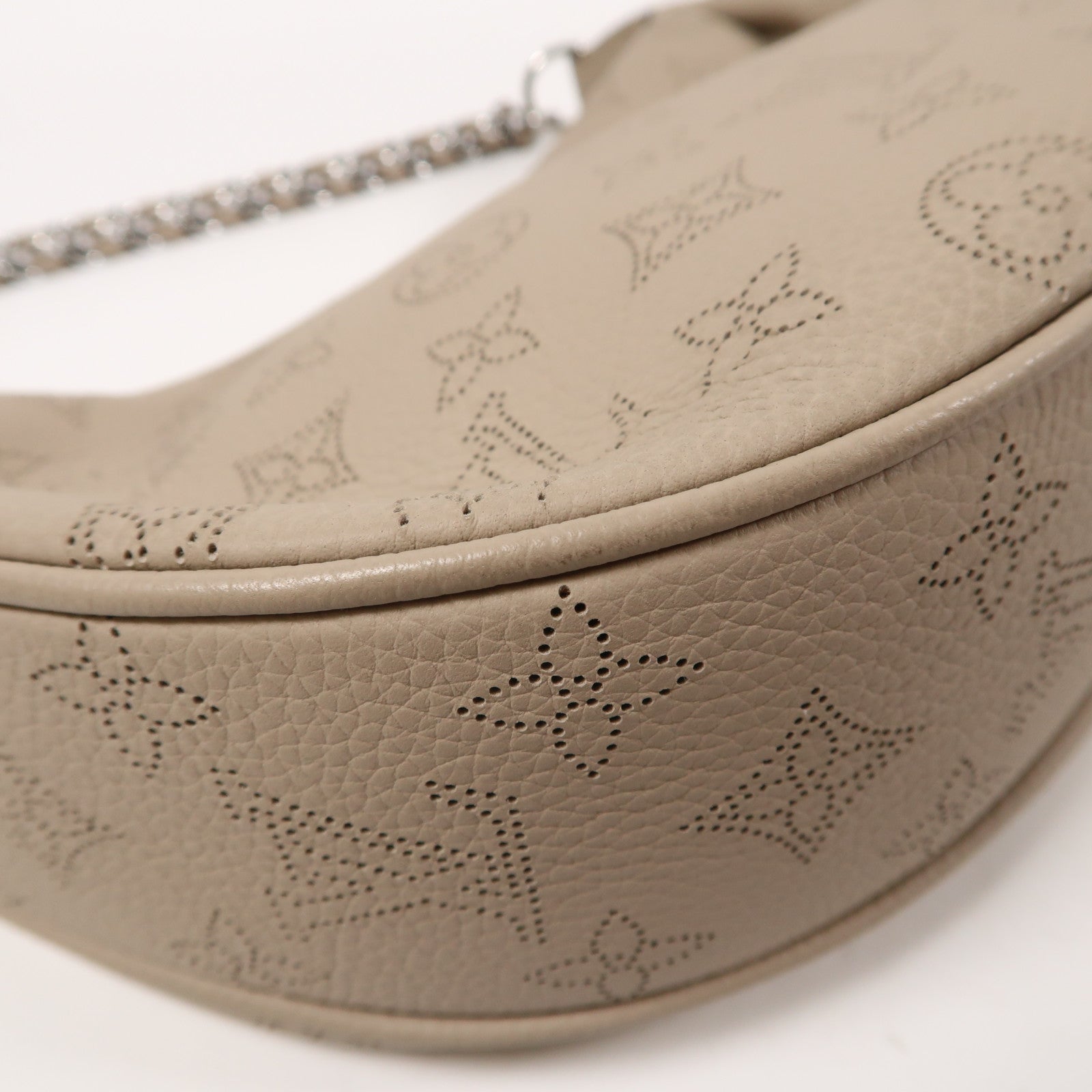 LOUIS VUITTON Mahina Baia PM銀扣手挽肩背兩用袋灰色