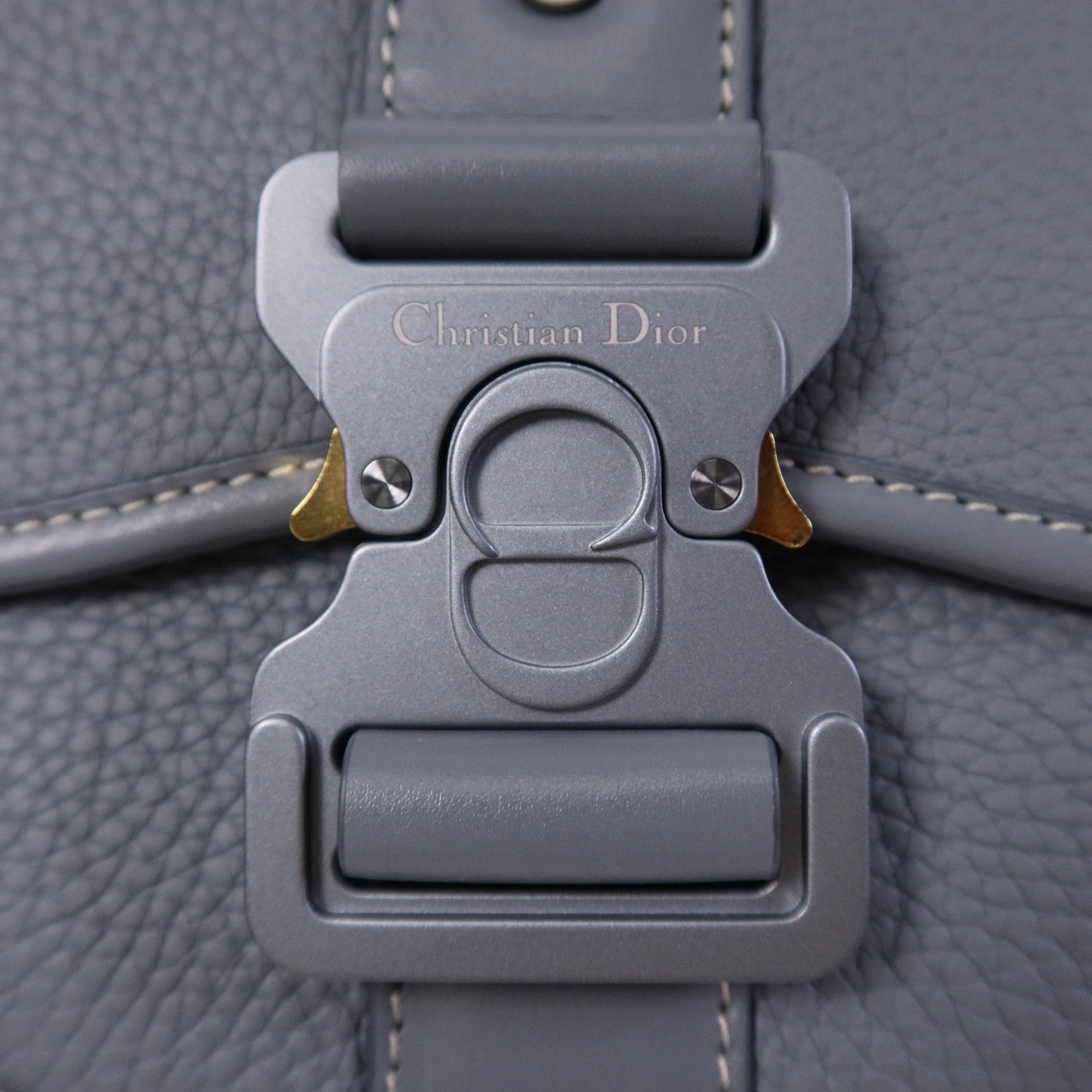 Dior 牛皮皮革Mini Gallop銀扣肩背袋