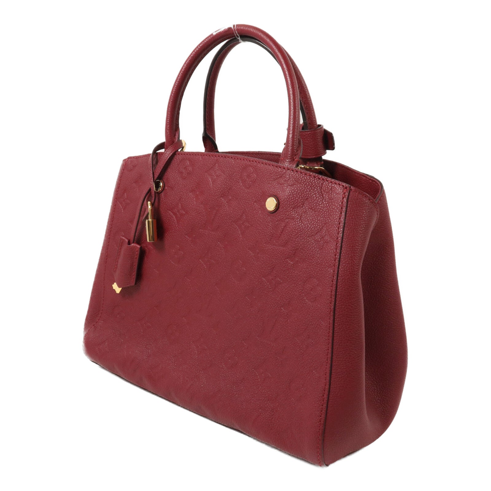 LOUIS VUITTON Monogram Empreinte Montaigne MM手挽肩背兩用袋