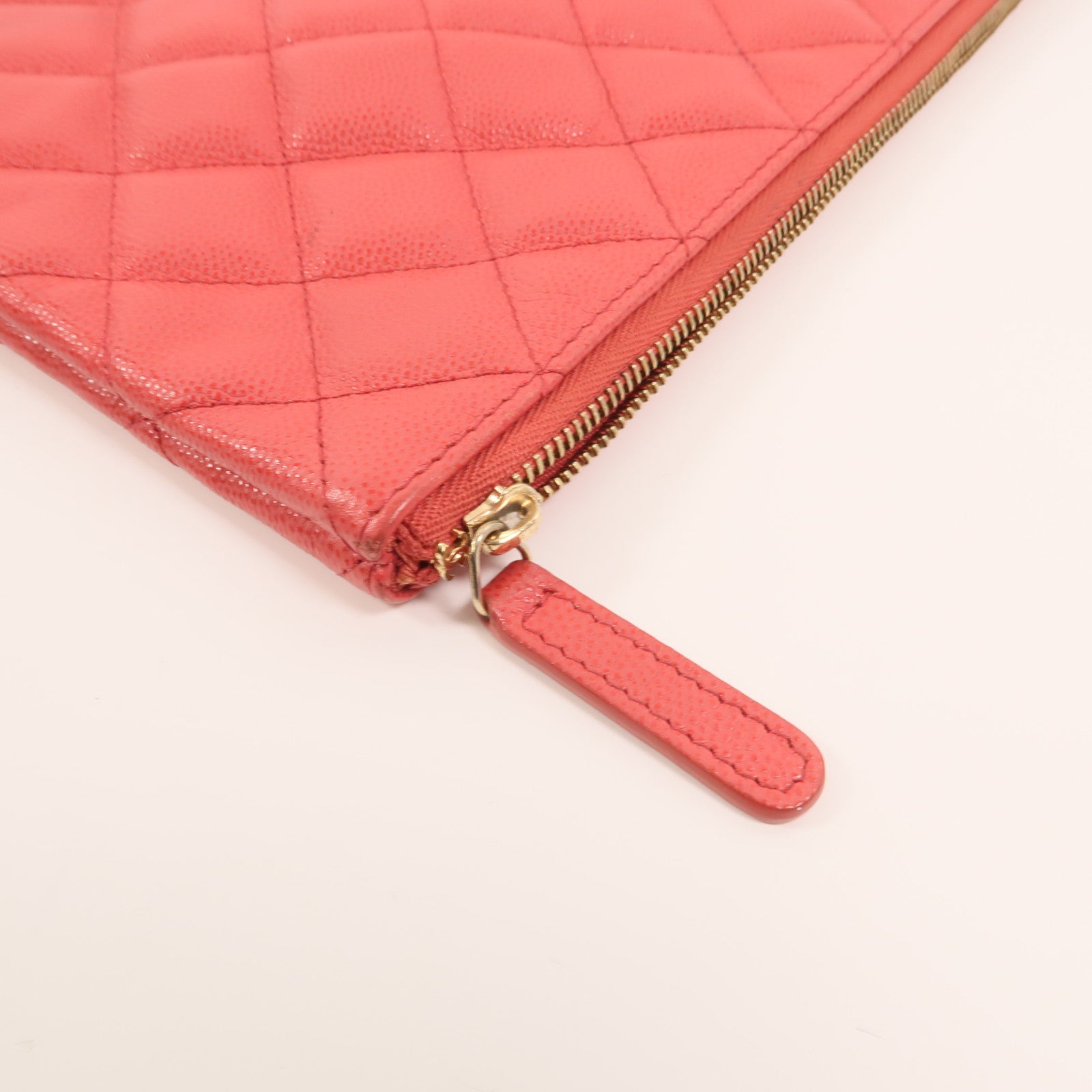CHANEL 牛皮皮革Clutch Bag金扣手拿包