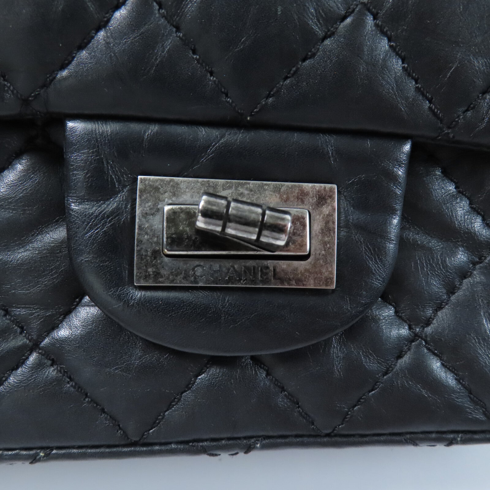 CHANEL 牛皮皮革2.55 Small鏈帶肩背袋