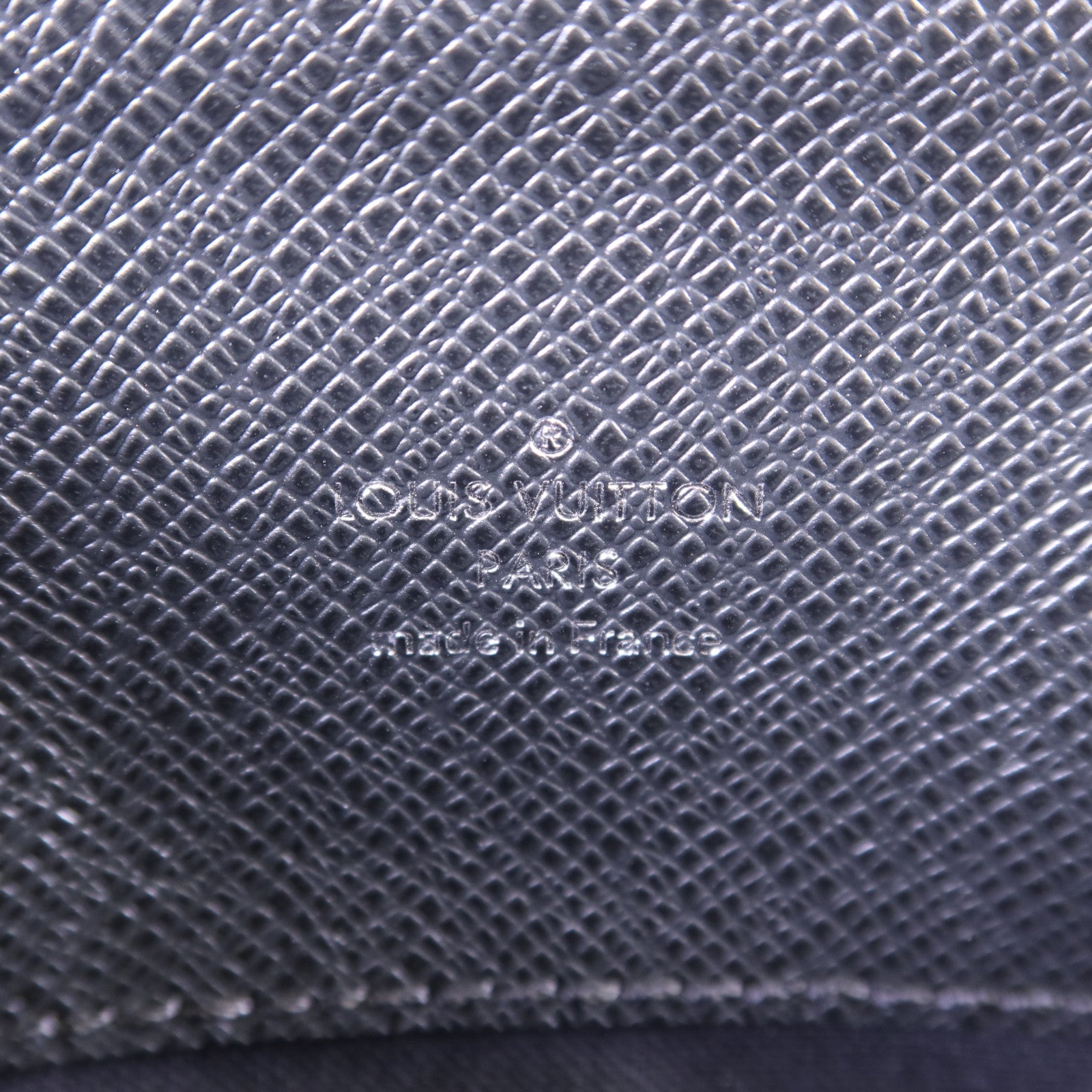 LOUIS VUITTON Taiga Porte-Documents銀扣公事包