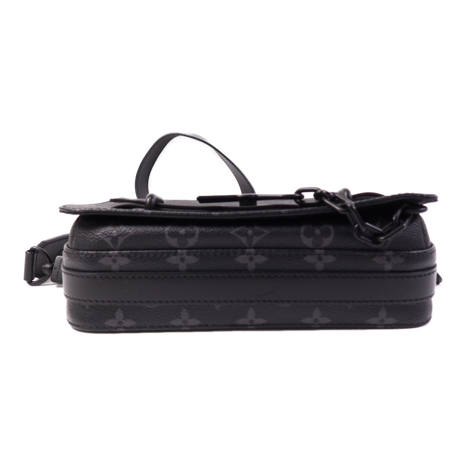 LOUIS VUITTON Monogram Eclipse Steamer Messenger肩背袋