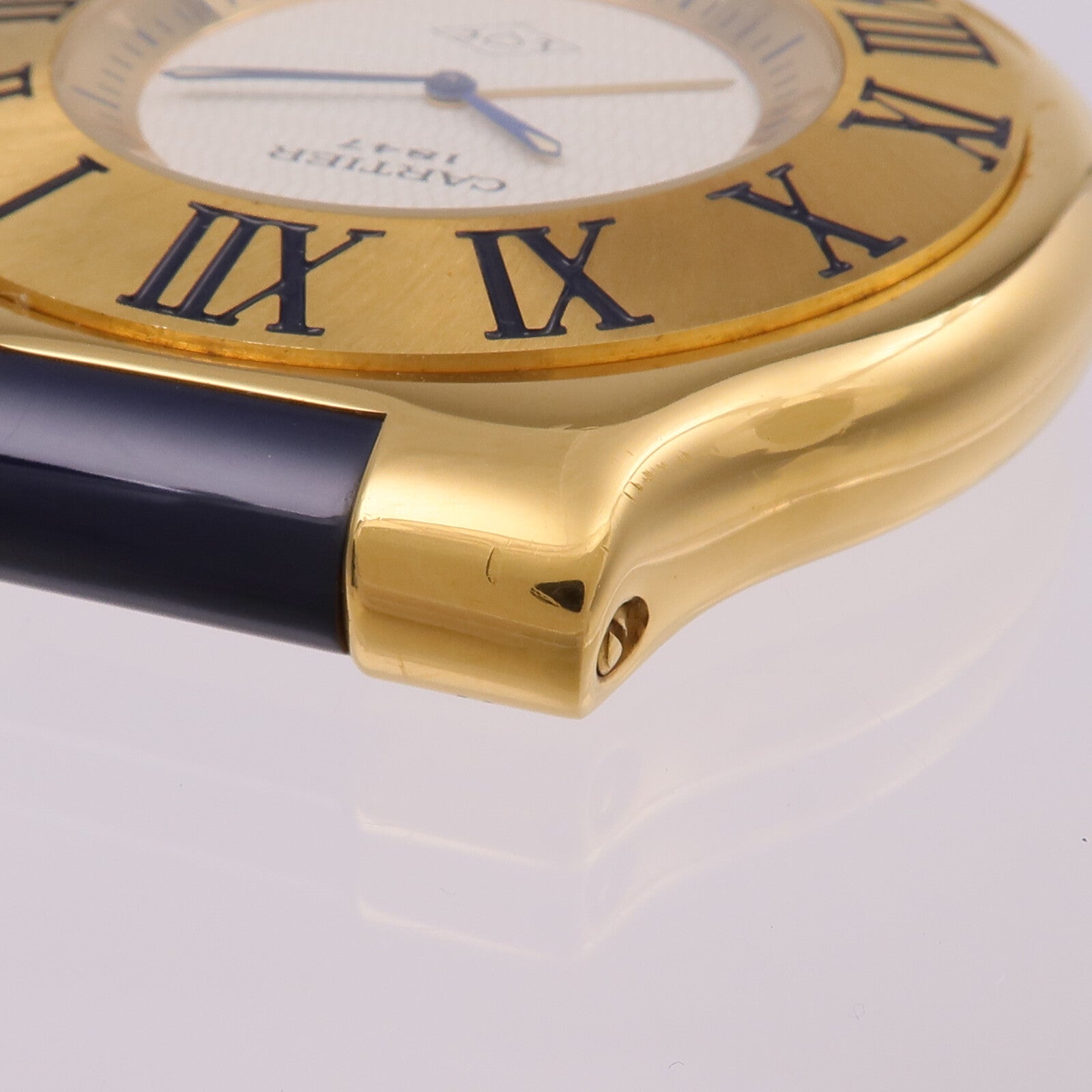 CARTIER Must De 21 Travel Alarm Clock 6604