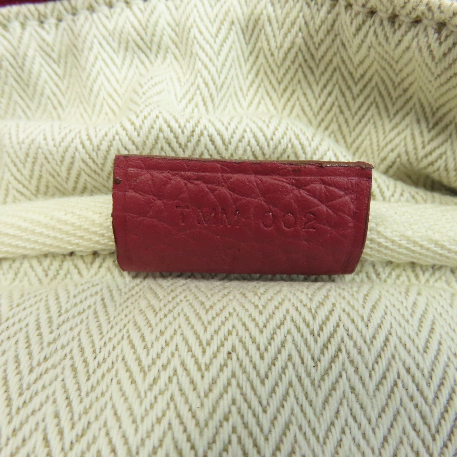 HERMES Clemence皮革Victoria 35銀扣手挽袋紅色