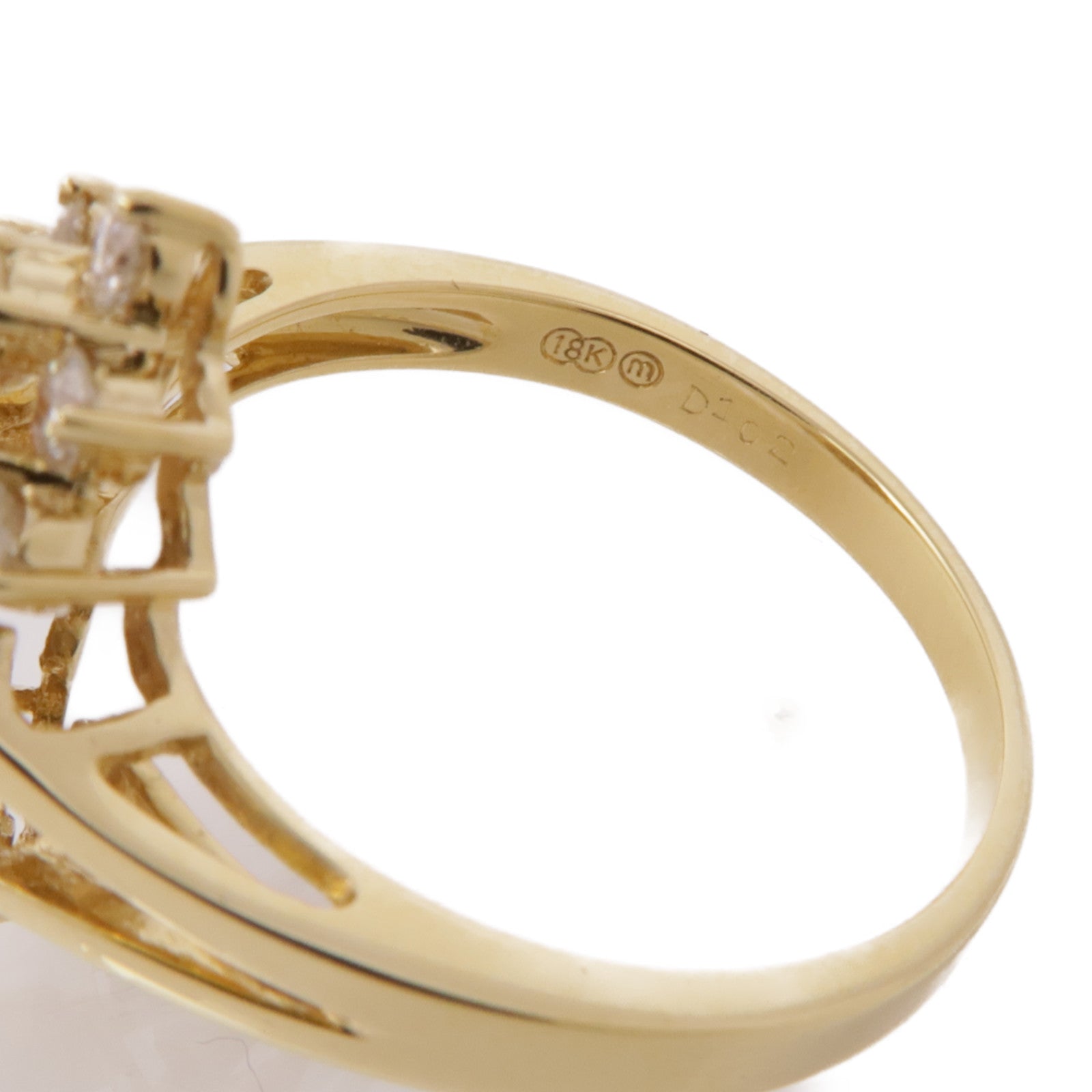 JEWELRY 18K黃金Diamond Ring鑽石戒指US#6.5