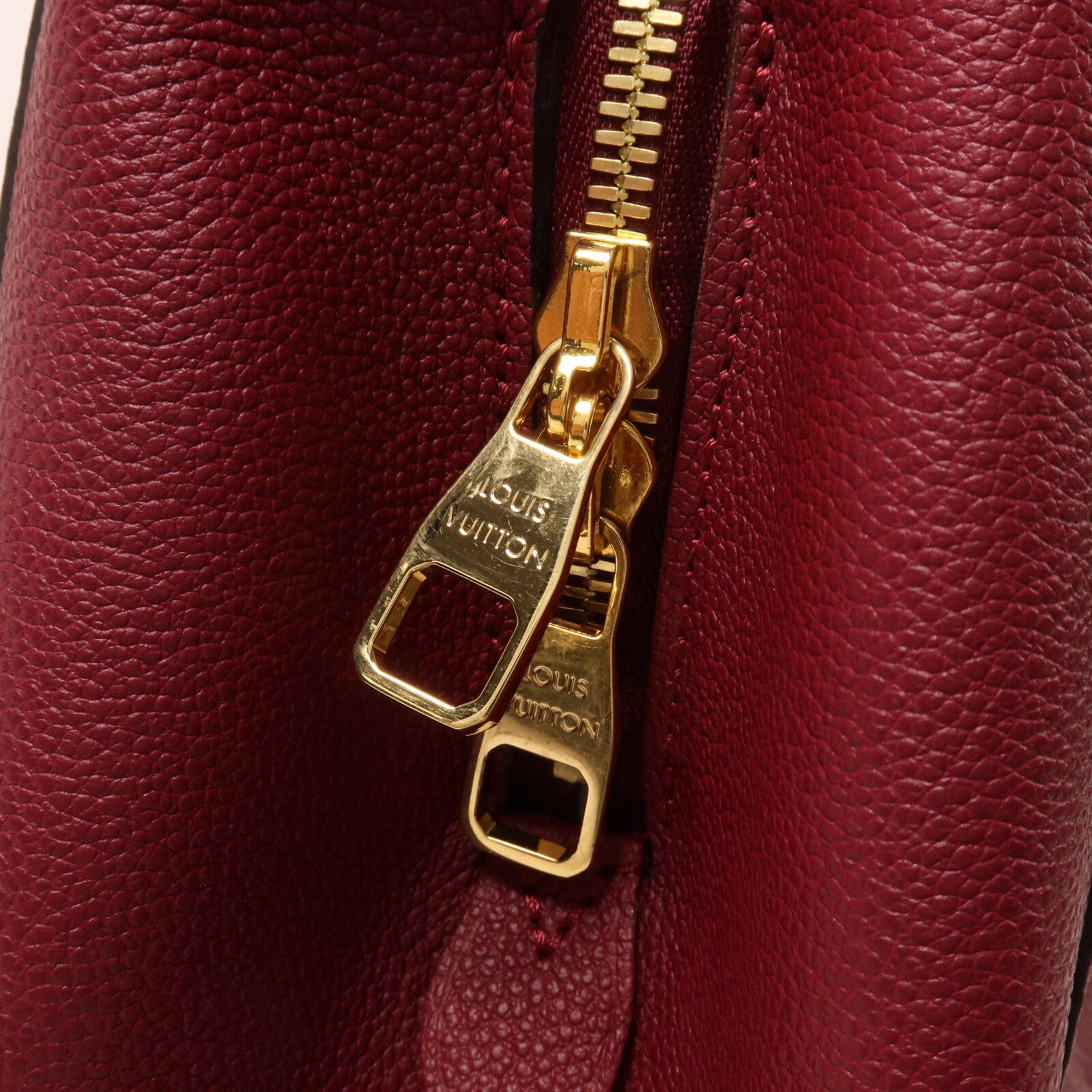 LOUIS VUITTON Monogram Empreinte Montaigne MM手挽肩背兩用袋