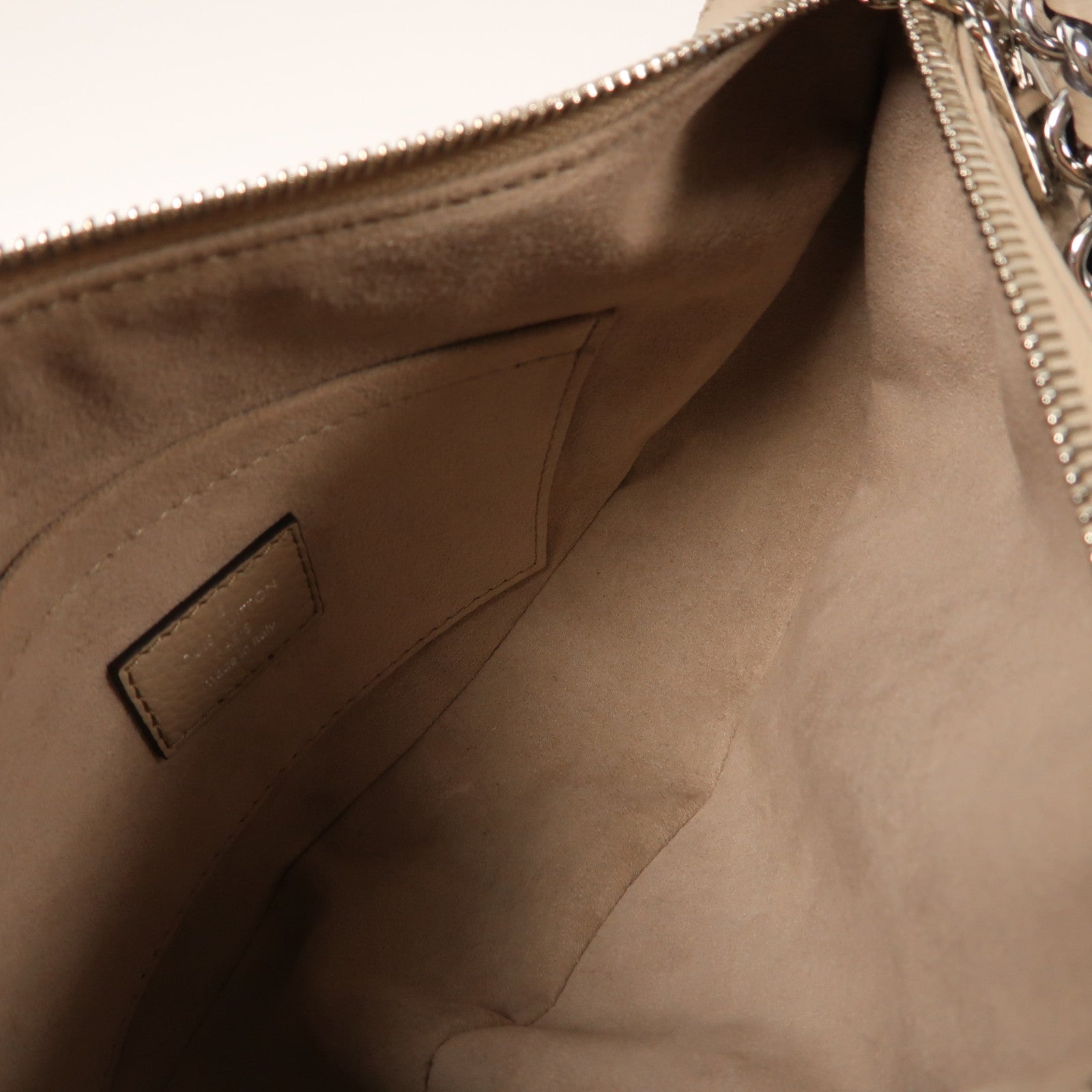 LOUIS VUITTON Mahina Baia PM銀扣手挽肩背兩用袋灰色