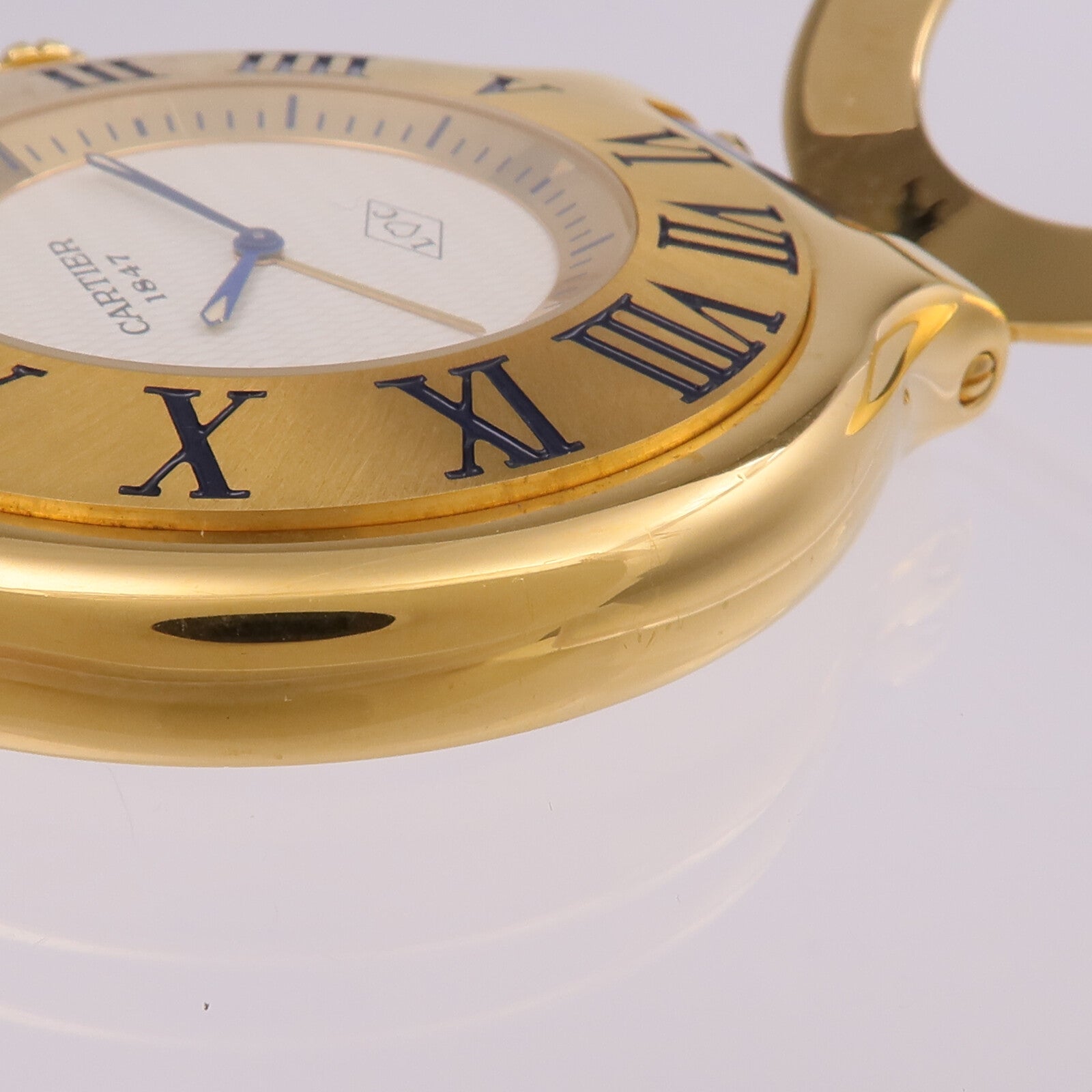 CARTIER Must De 21 Travel Alarm Clock 6604