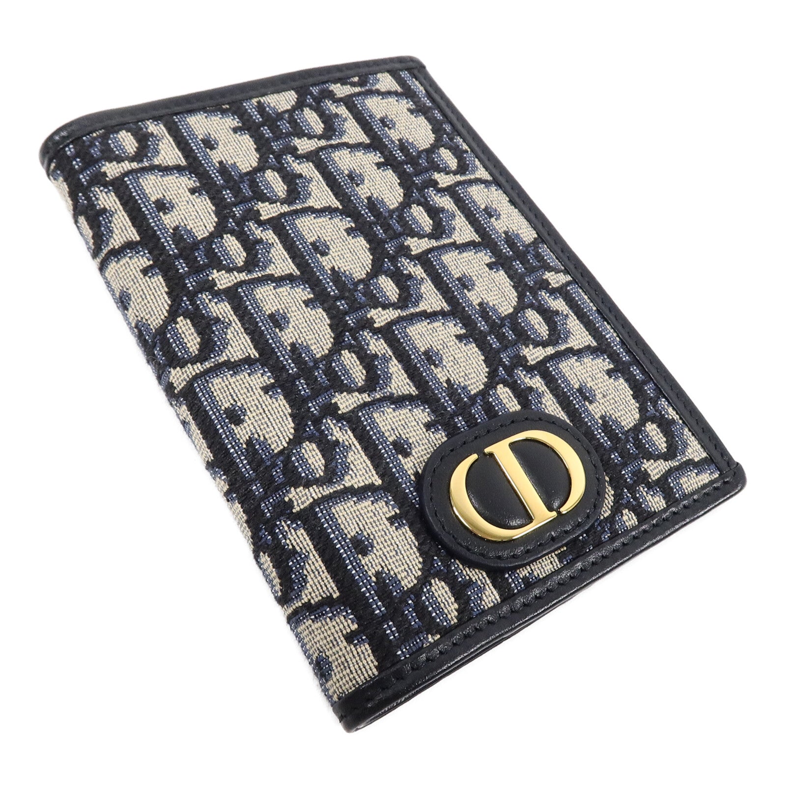 Dior 帆布30 Montaigne Passport Holder錢包