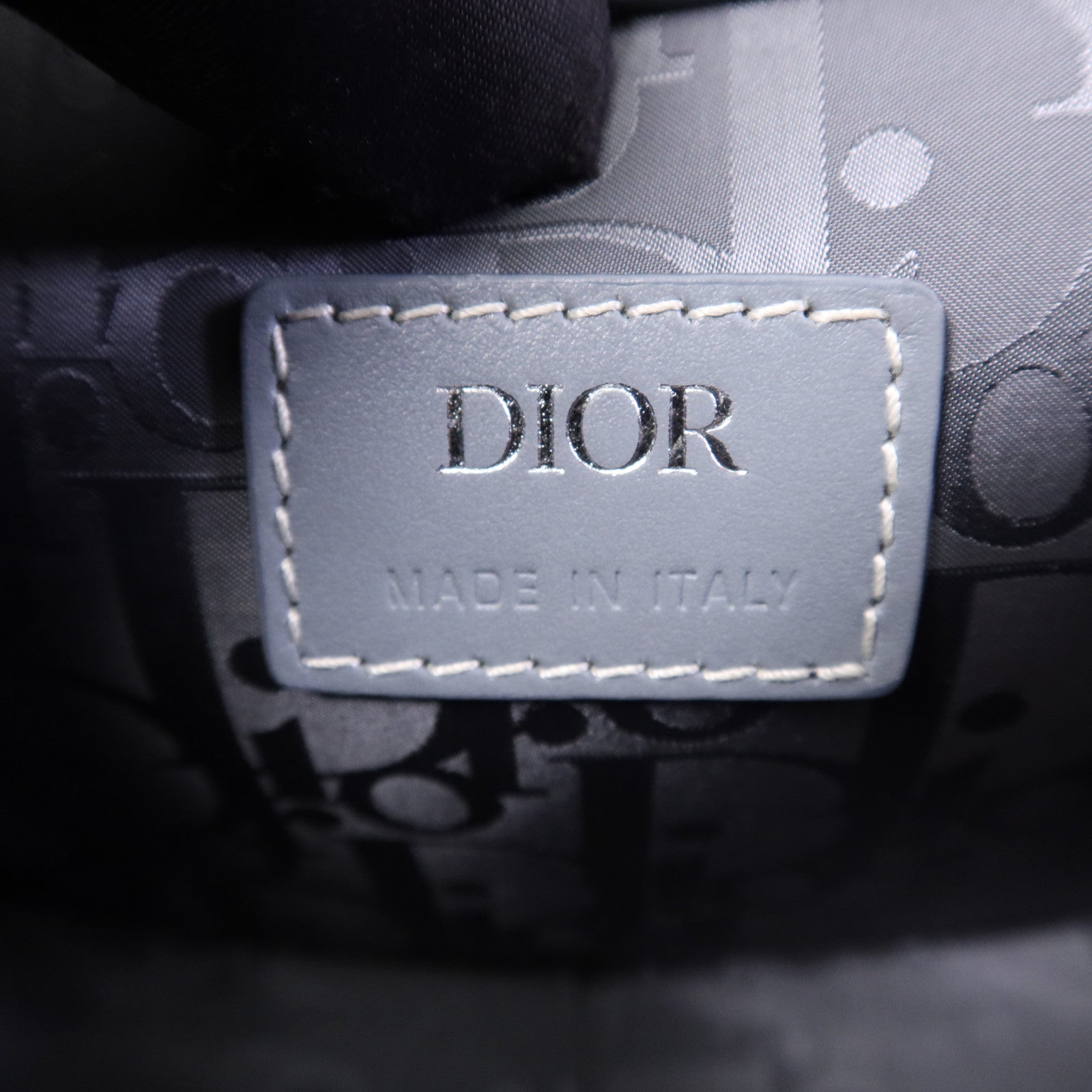Dior 牛皮皮革Mini Gallop銀扣肩背袋