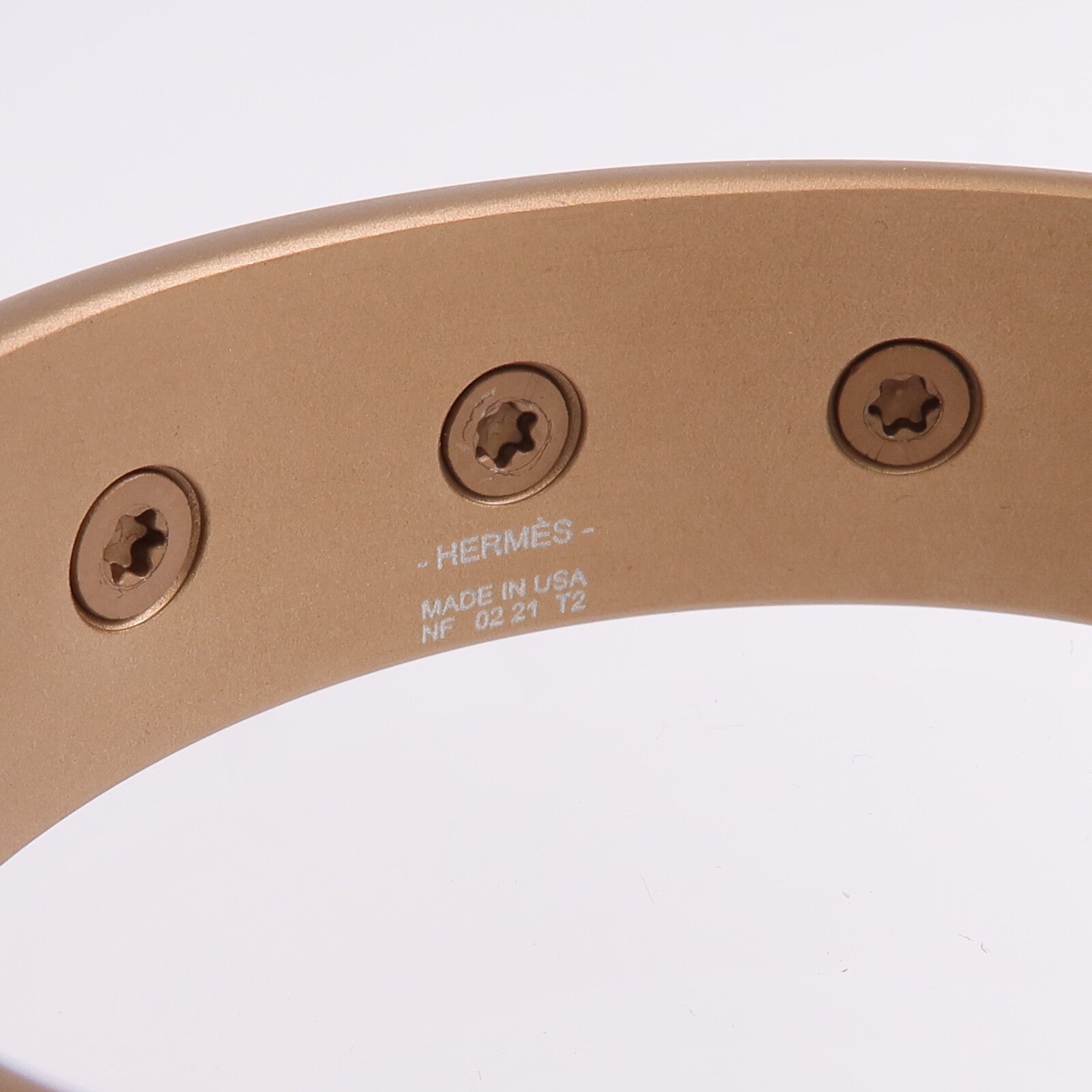HERMES 鋁金屬Medor Sunset Bracelet手鐲