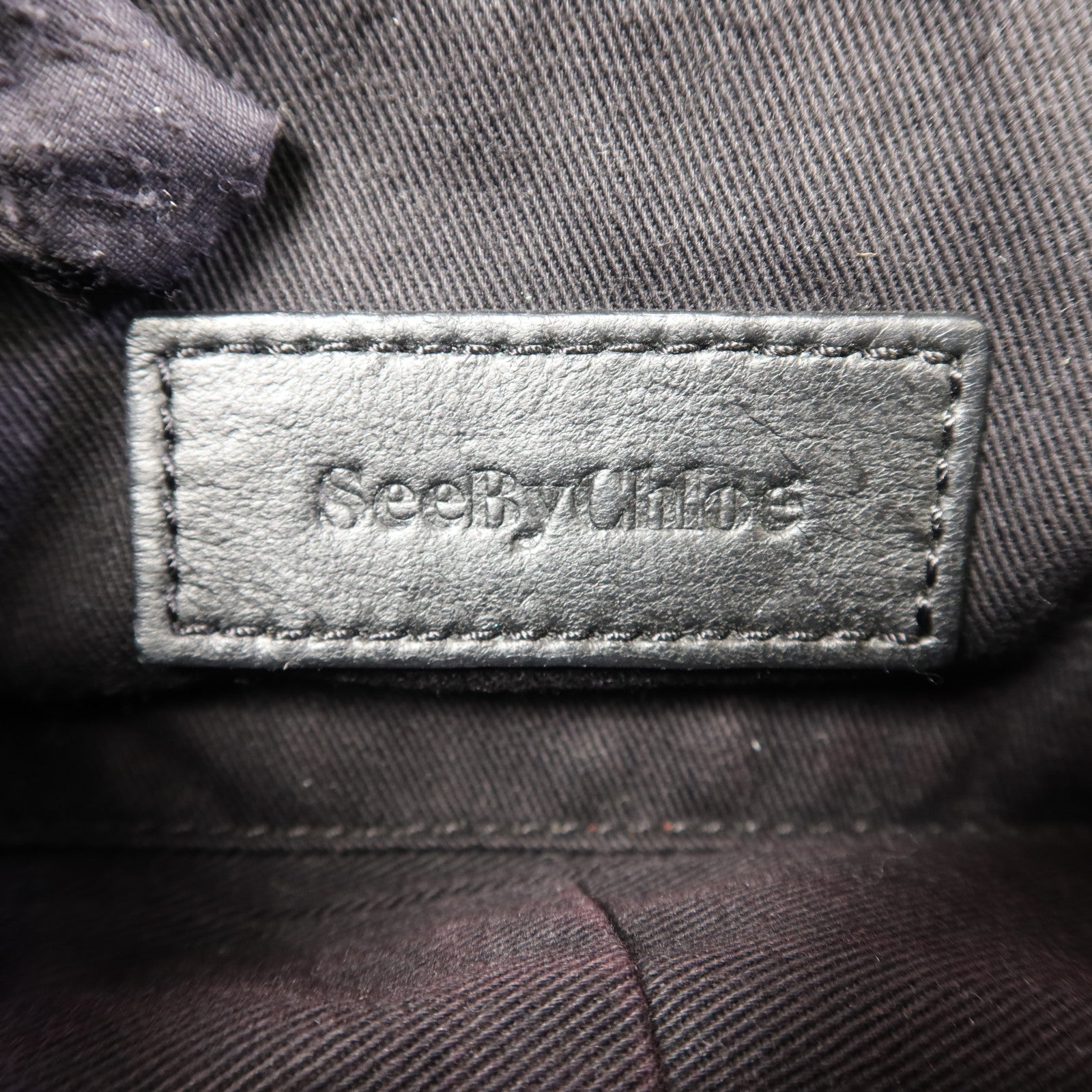 SEE BY CHLOE 牛皮皮革Chain Shoulder Bag金扣鏈帶肩背袋