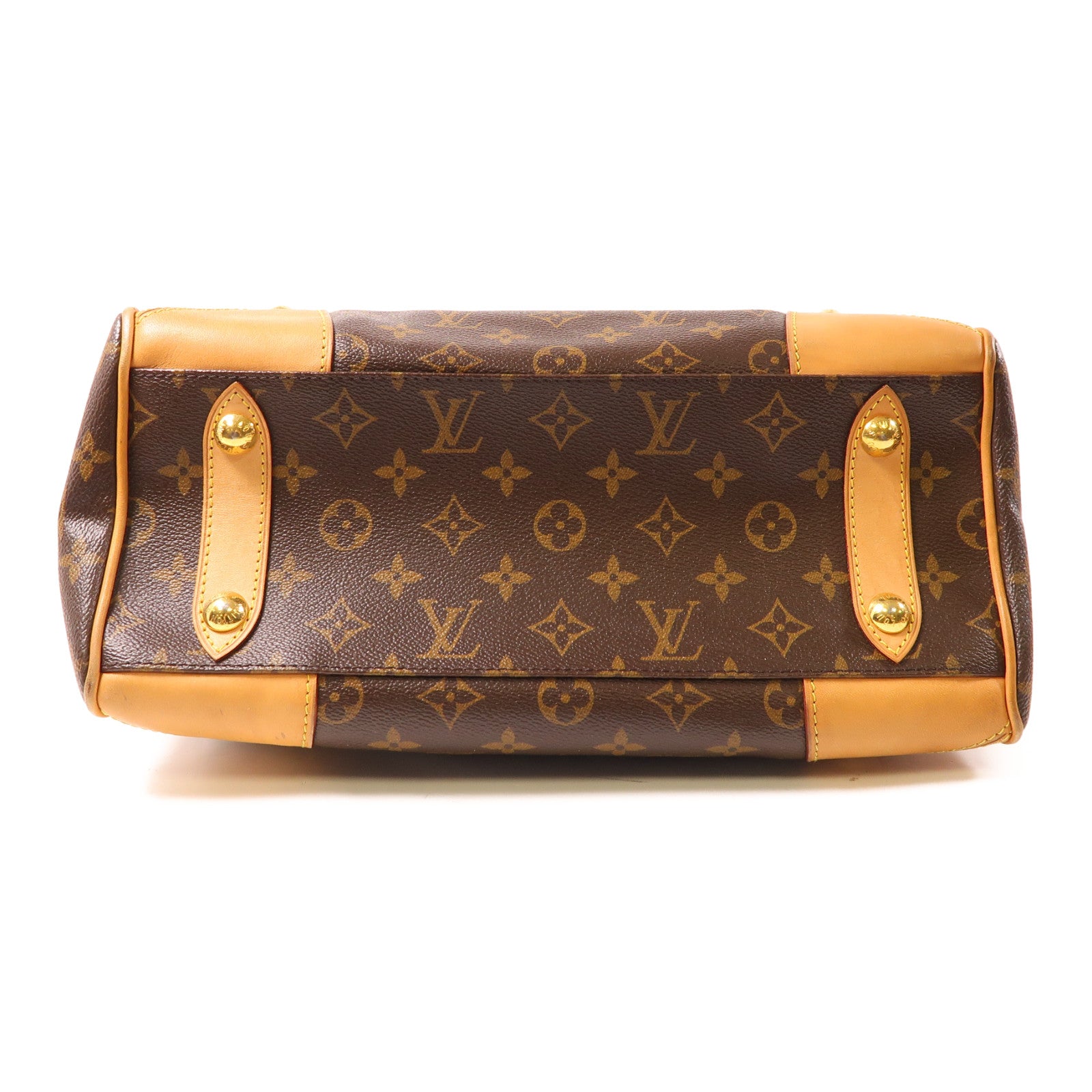 LOUIS VUITTON Monogram Retiro金扣手挽肩背兩用袋啡色