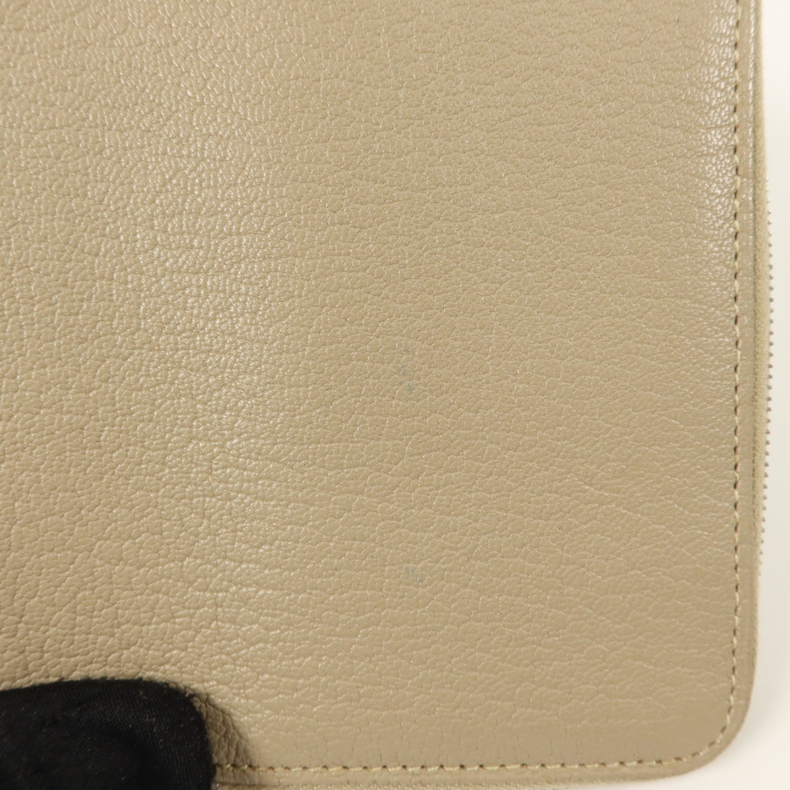 HERMES Chevre皮革Globe Trotter Agenda CoverGris Tourterelle
