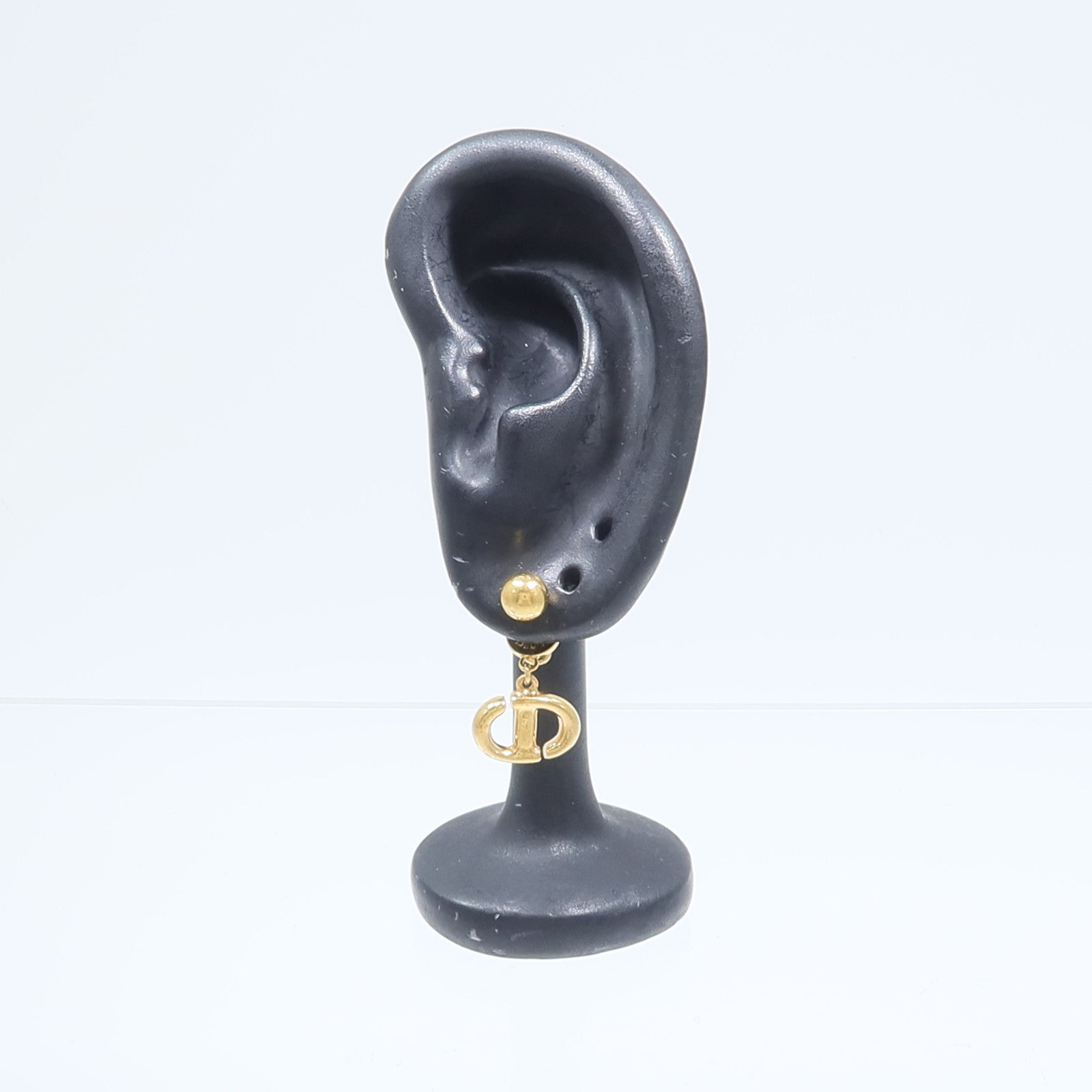 Dior 金屬CD Navy Earrings耳環