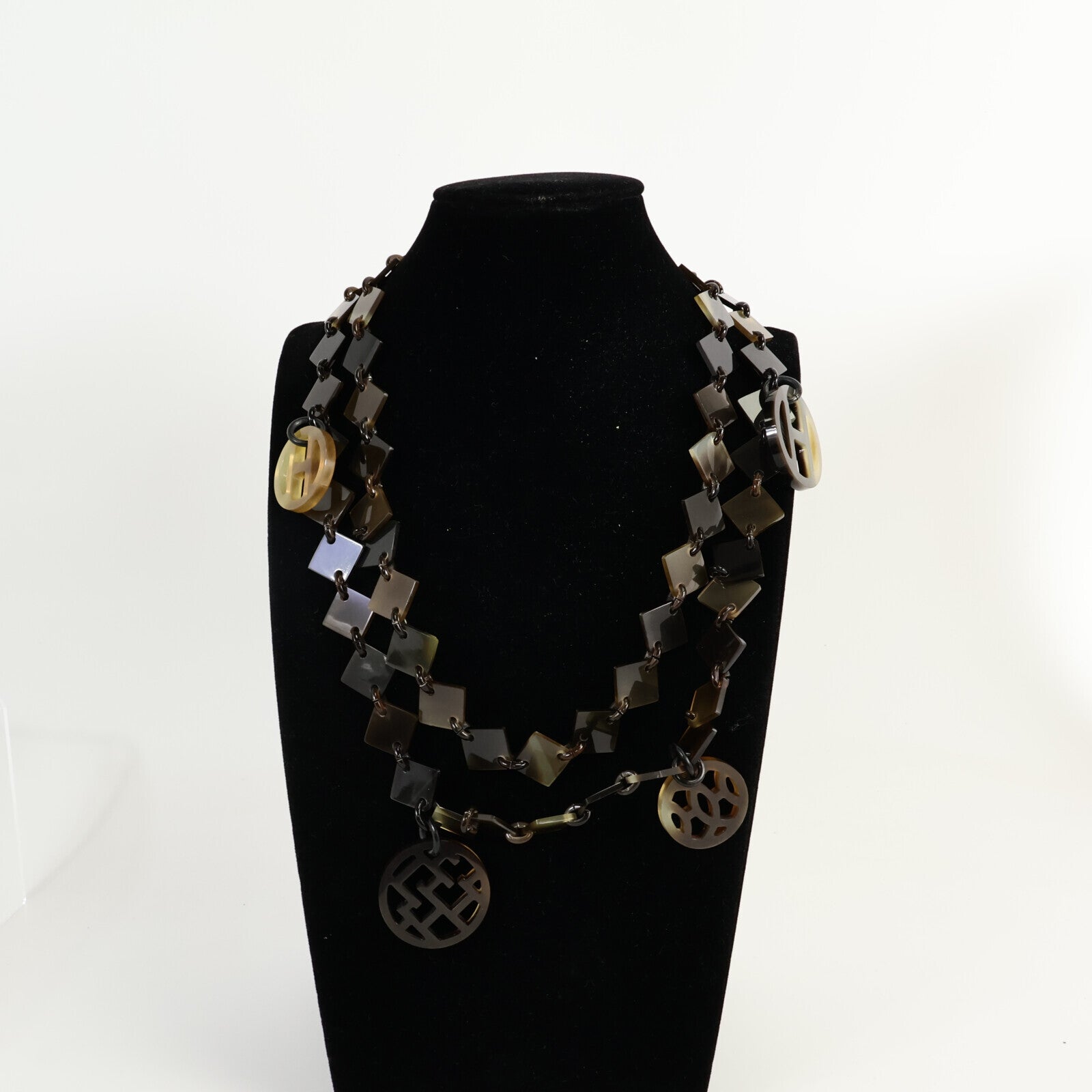 HERMES 水牛角Leun Necklace項鏈