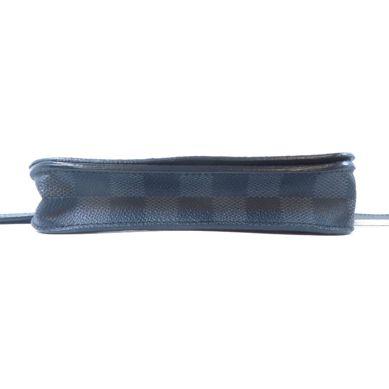 LOUIS VUITTON Damier Graphite Waist Bag銀扣腰包黑色/灰色