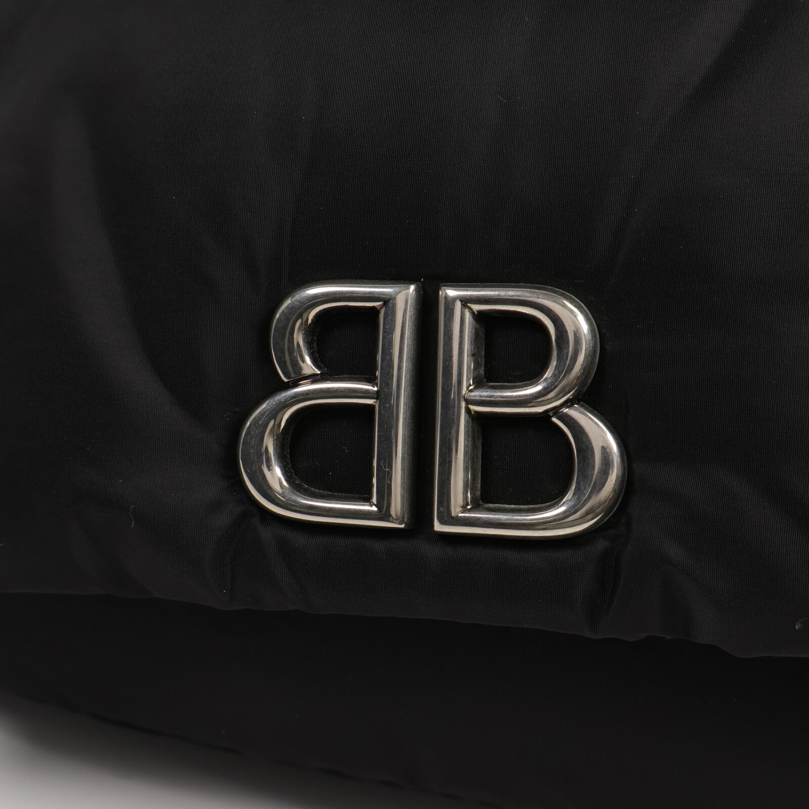 BALENCIAGA 尼龍Monaco Mini Chain Shoulder鏈帶肩背袋