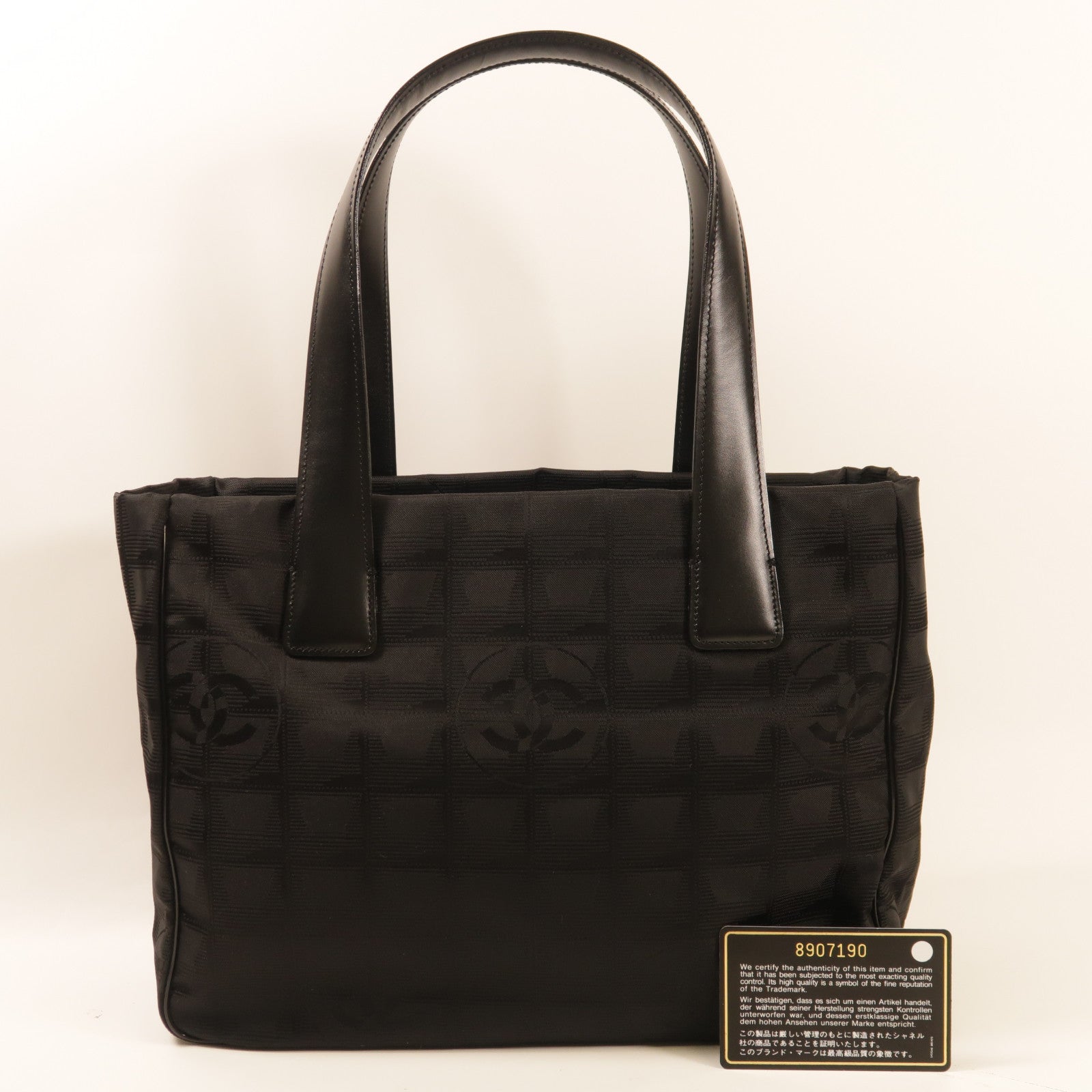 CHANEL 帆布/尼龍New Travel Line Tote手挽袋