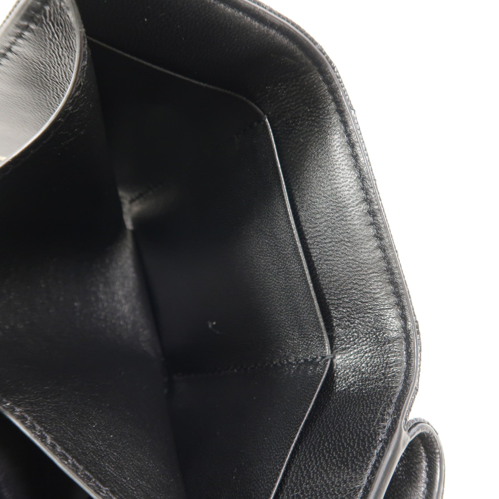 SAINT LAURENT 牛皮皮革Cassandre Matelasse Origami Tiny Wallet錢包